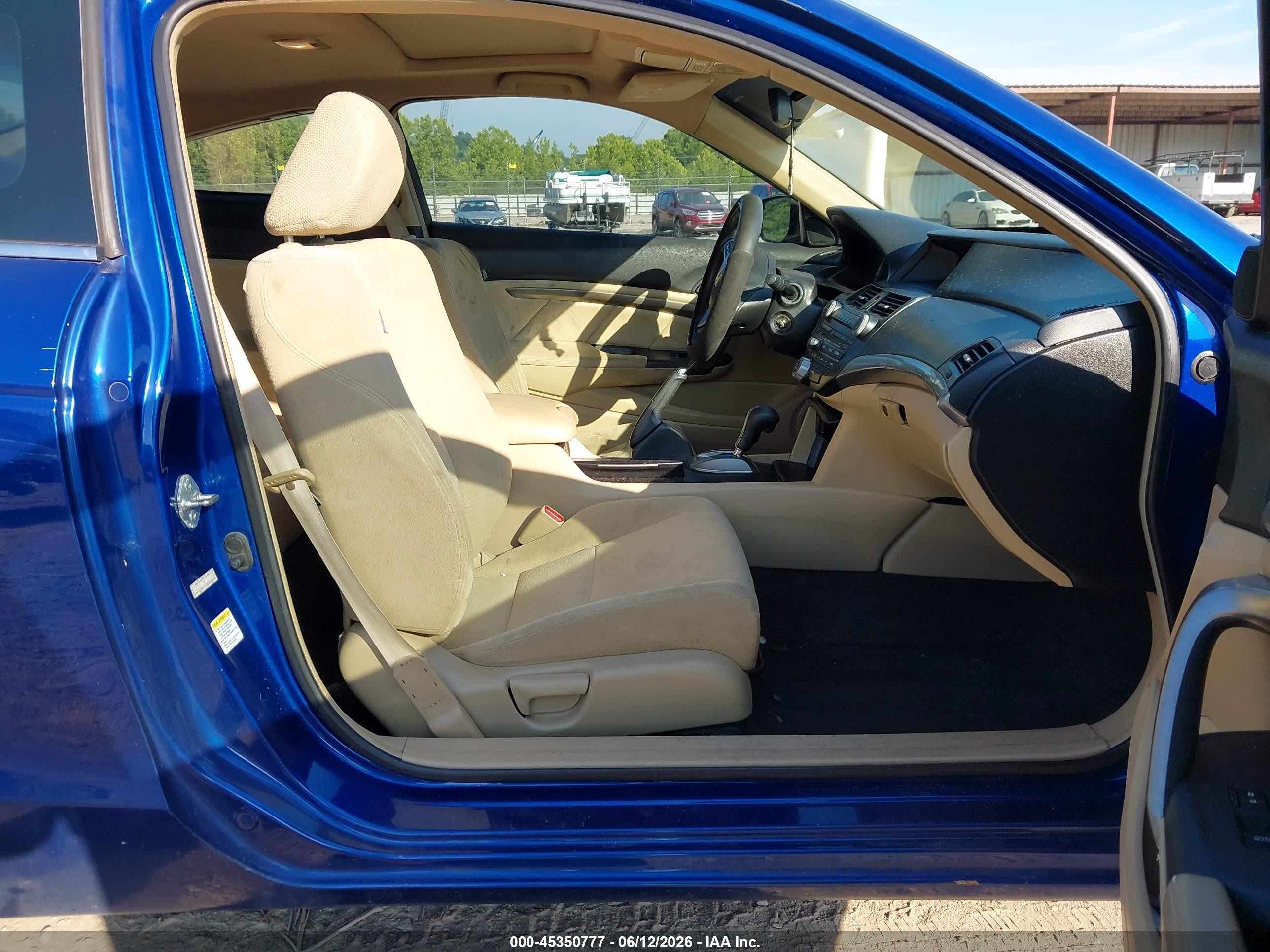 2008 Honda Accord 2.4 Ex Синий vin: 1HGCS12768A026505