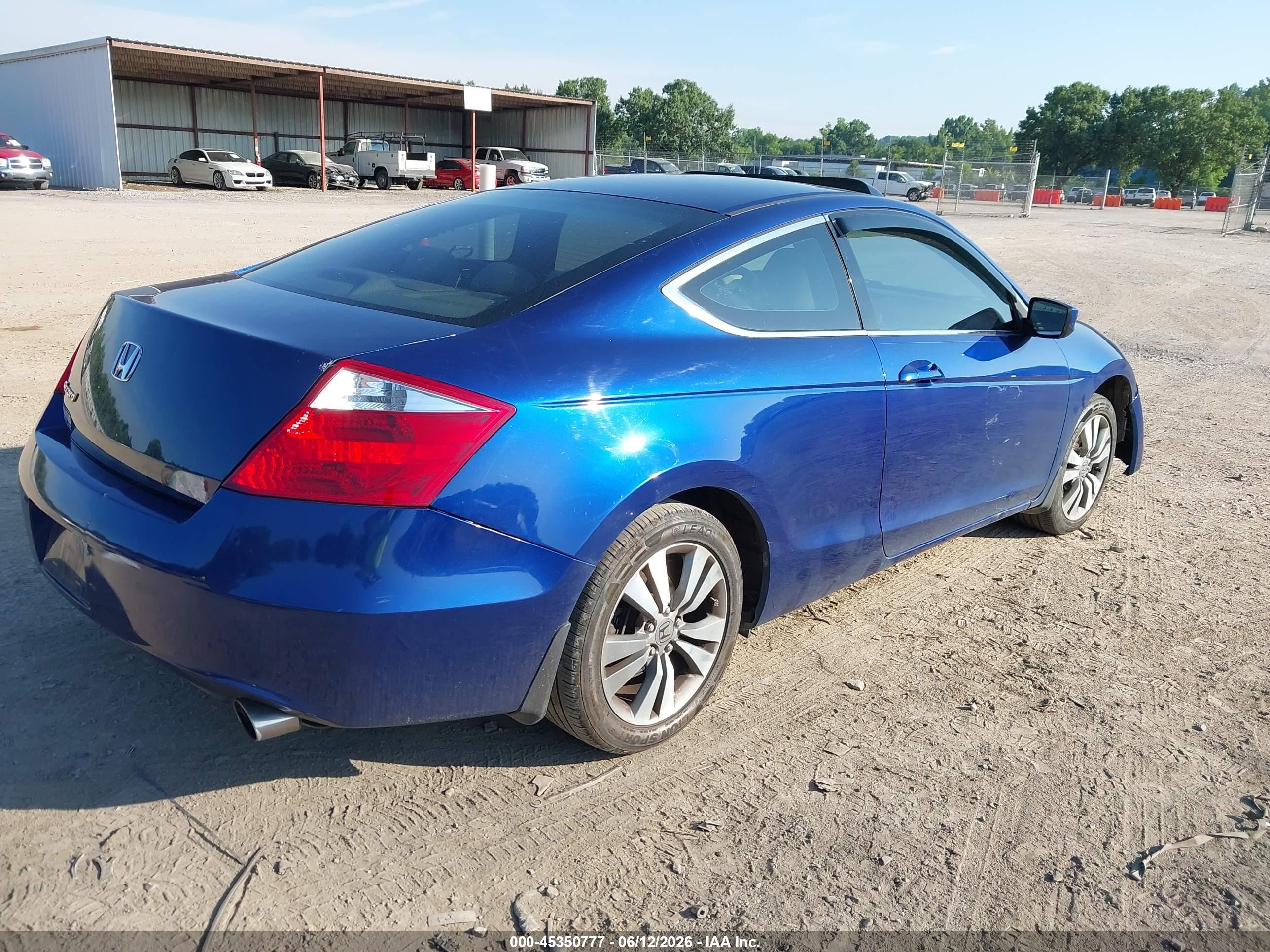 2008 Honda Accord 2.4 Ex Синий vin: 1HGCS12768A026505