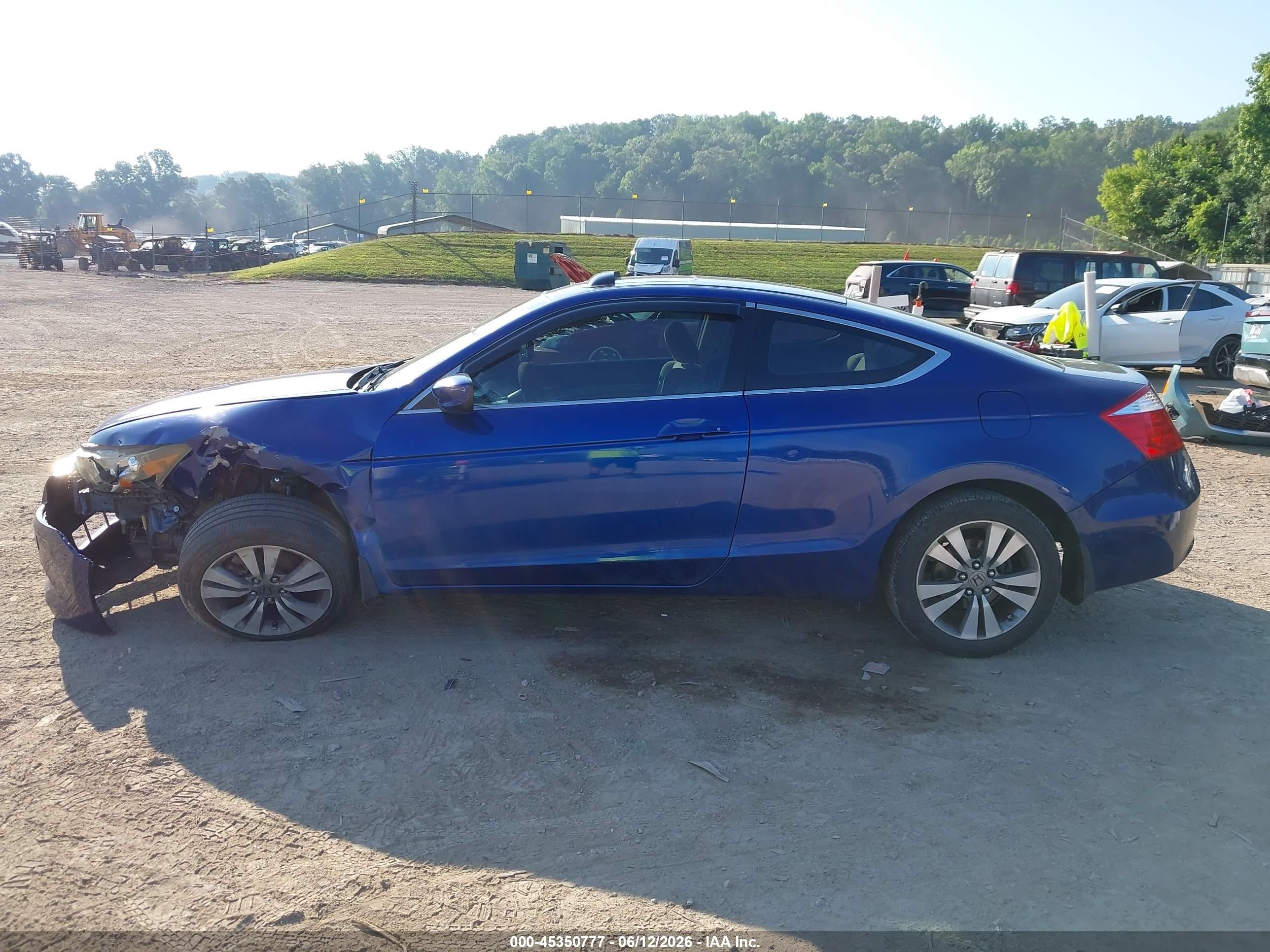2008 Honda Accord 2.4 Ex Синий vin: 1HGCS12768A026505