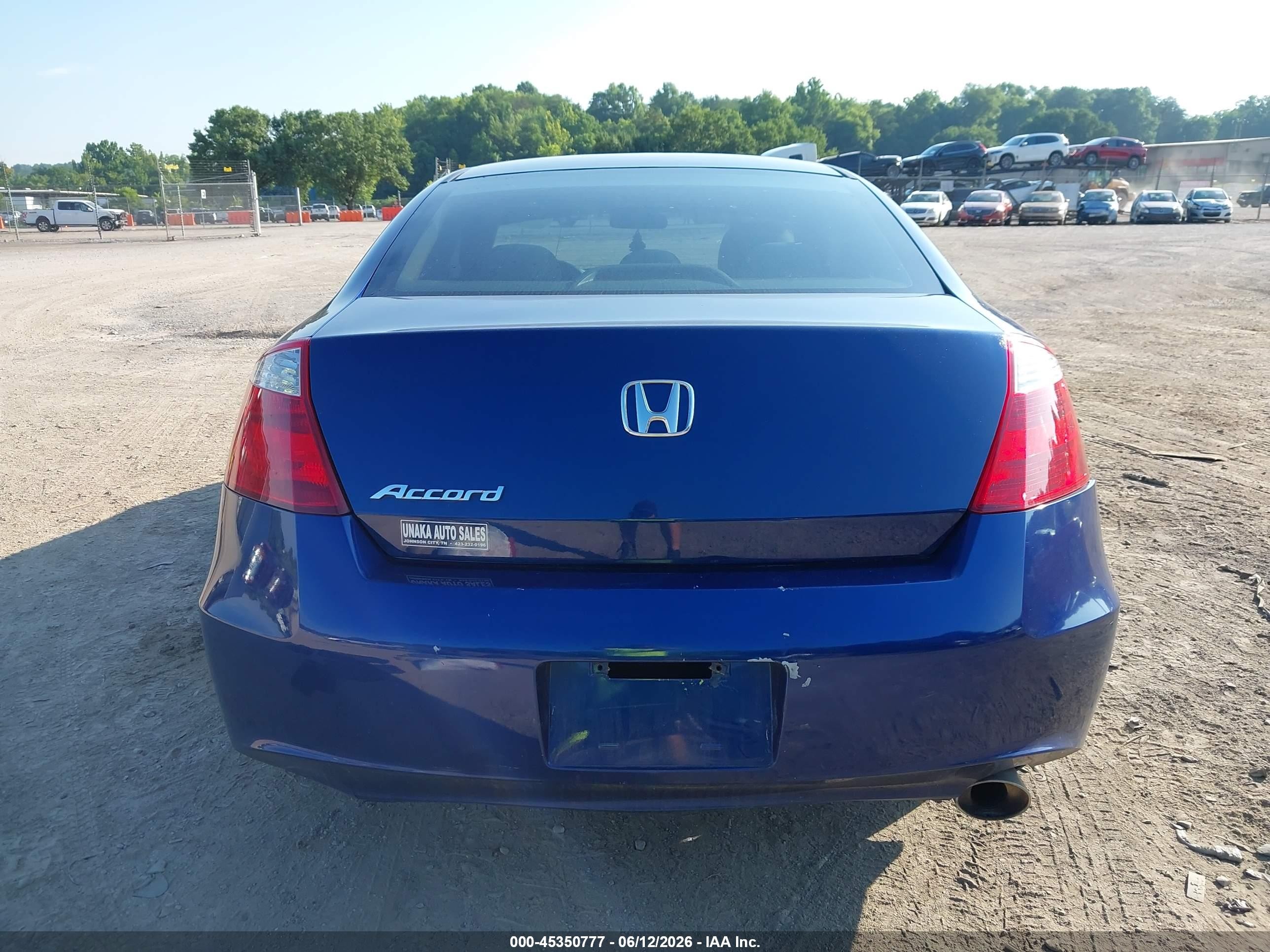 2008 Honda Accord 2.4 Ex Синий vin: 1HGCS12768A026505