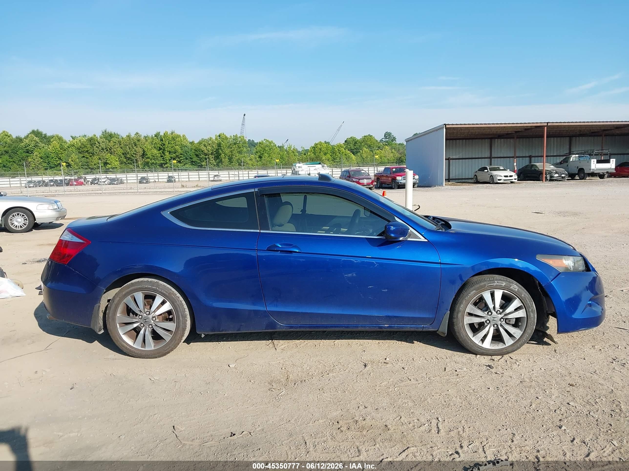 2008 Honda Accord 2.4 Ex Синий vin: 1HGCS12768A026505