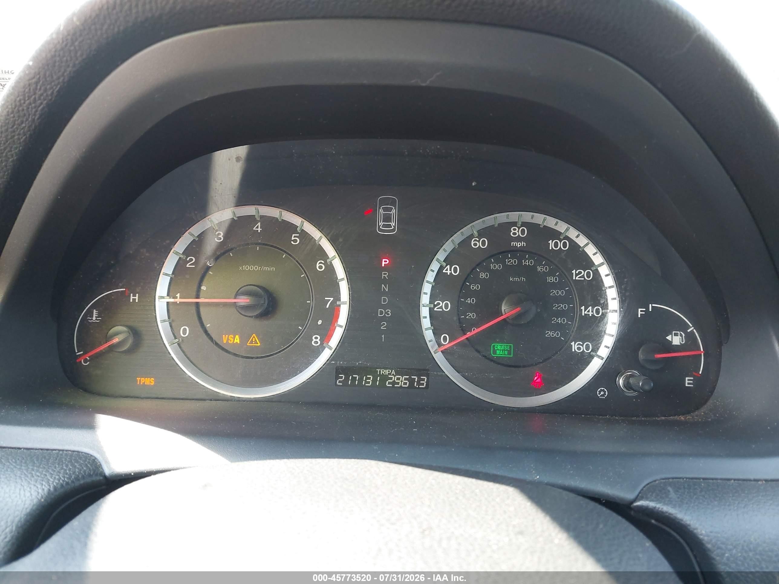 2009 Honda Accord 2.4 Ex Черный vin: 1HGCS12769A001671