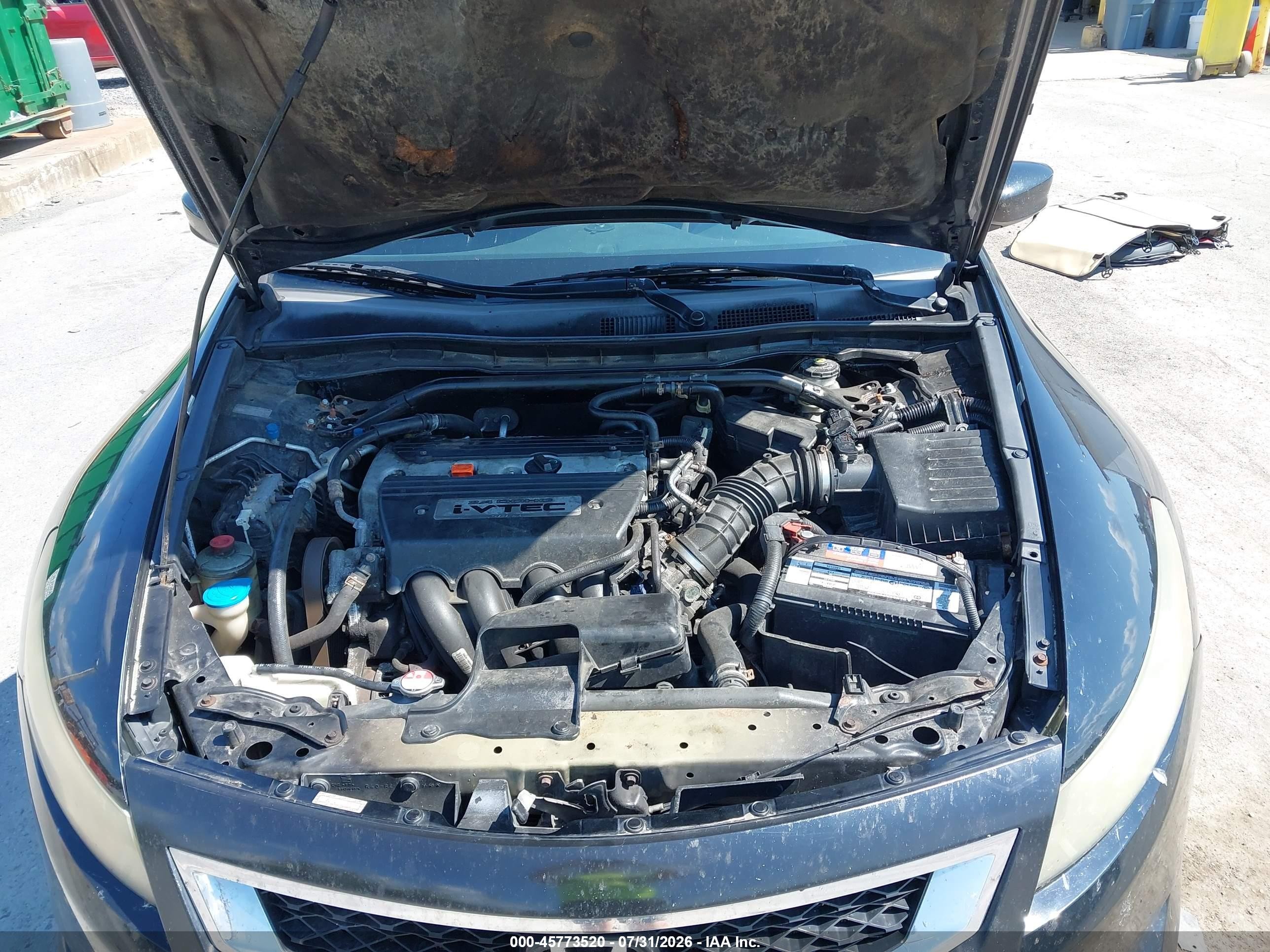 2009 Honda Accord 2.4 Ex Черный vin: 1HGCS12769A001671