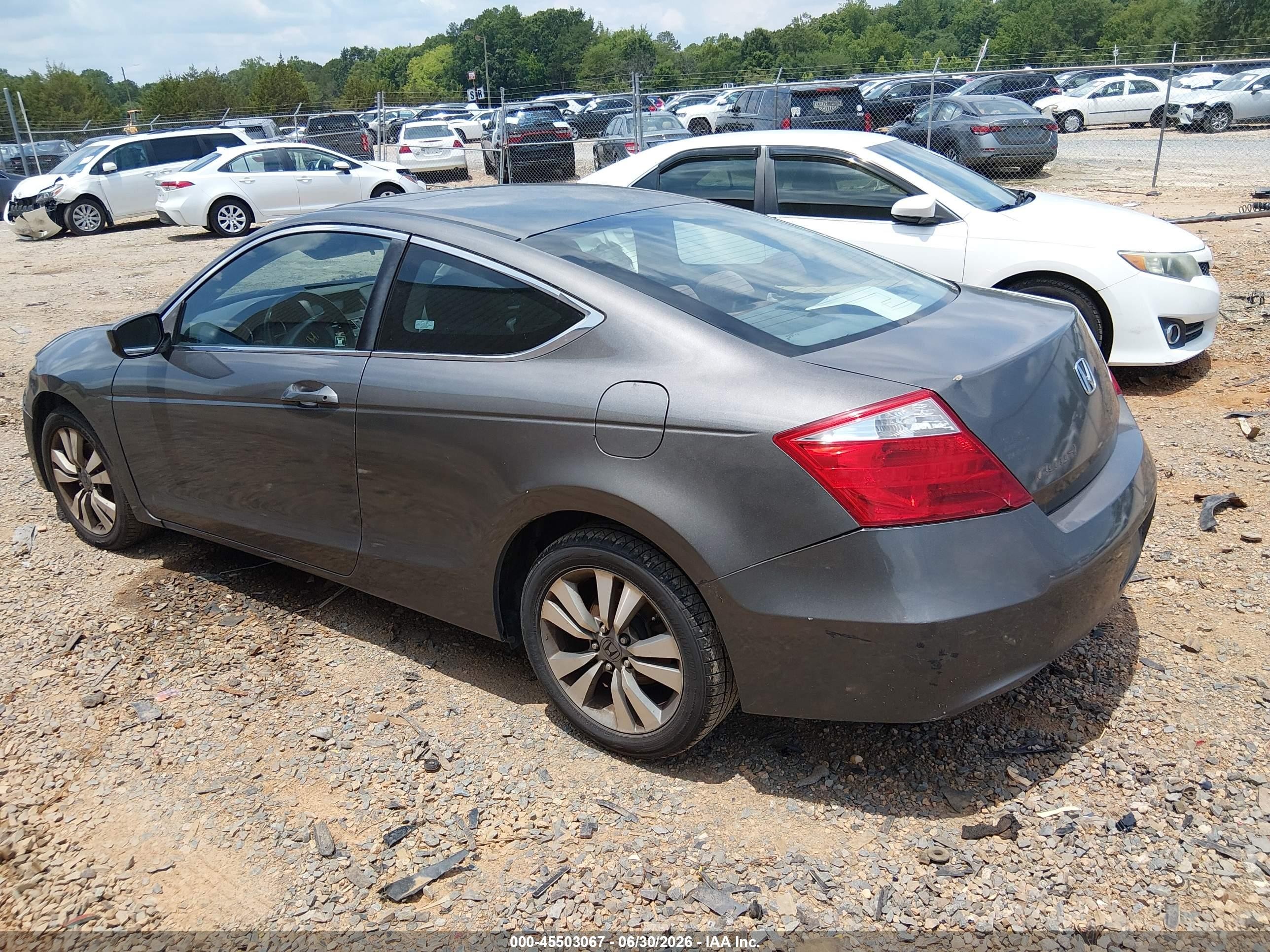 2009 Honda Accord 2.4 Ex Gray vin: 1HGCS12769A019944