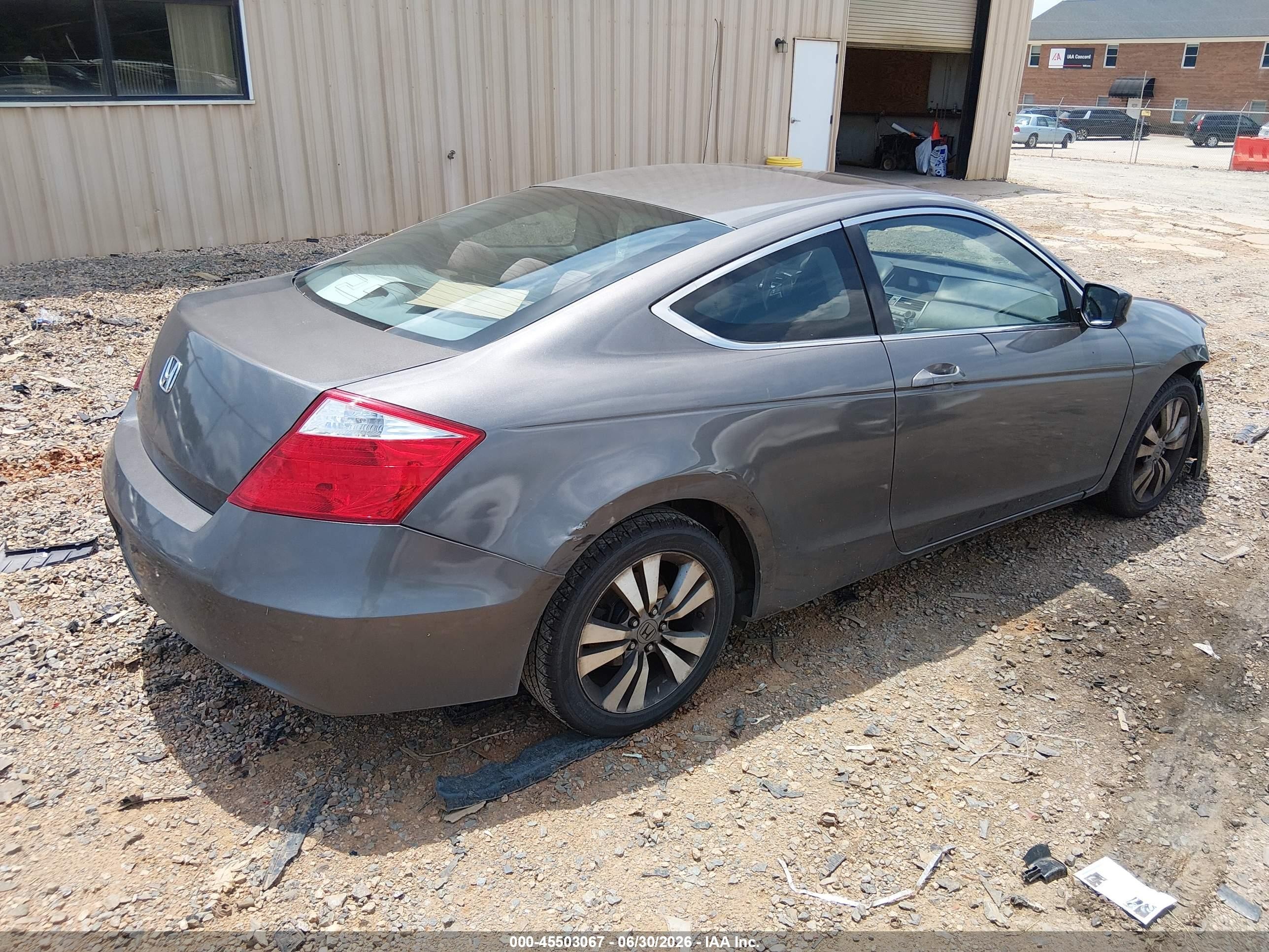 2009 Honda Accord 2.4 Ex Gray vin: 1HGCS12769A019944
