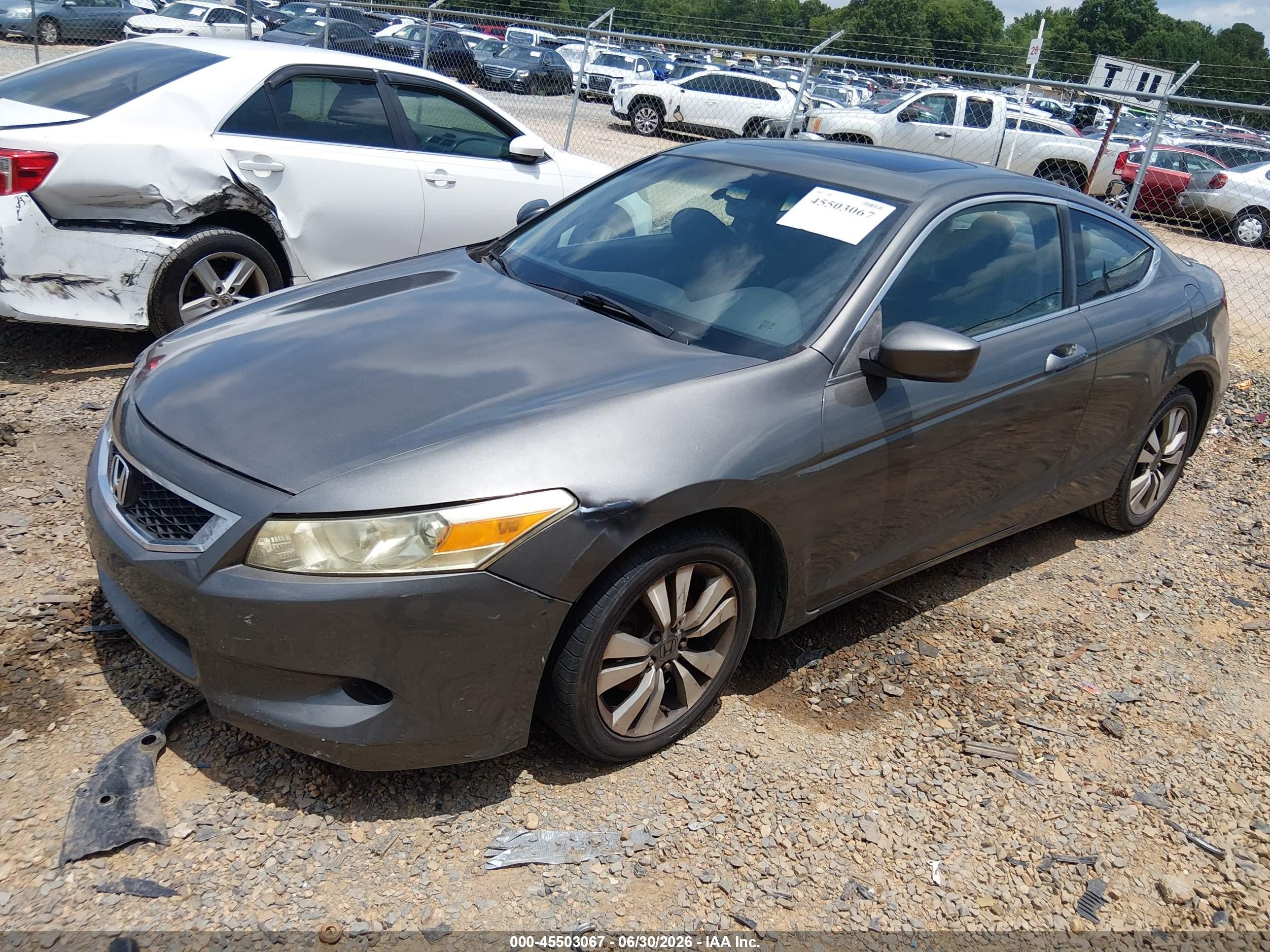 2009 Honda Accord 2.4 Ex Gray vin: 1HGCS12769A019944