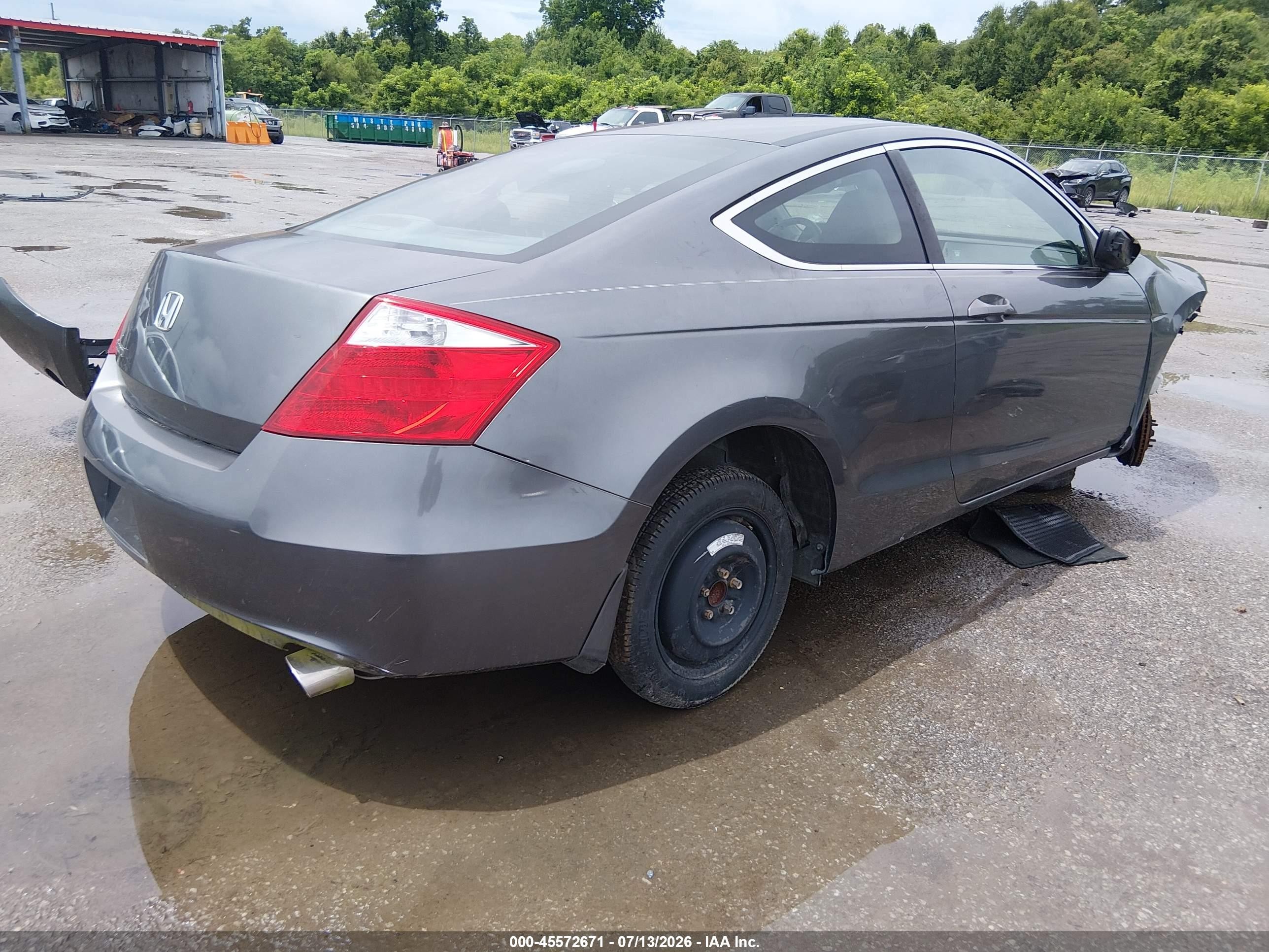 2009 Honda Accord 2.4 Ex Gray vin: 1HGCS12779A005924