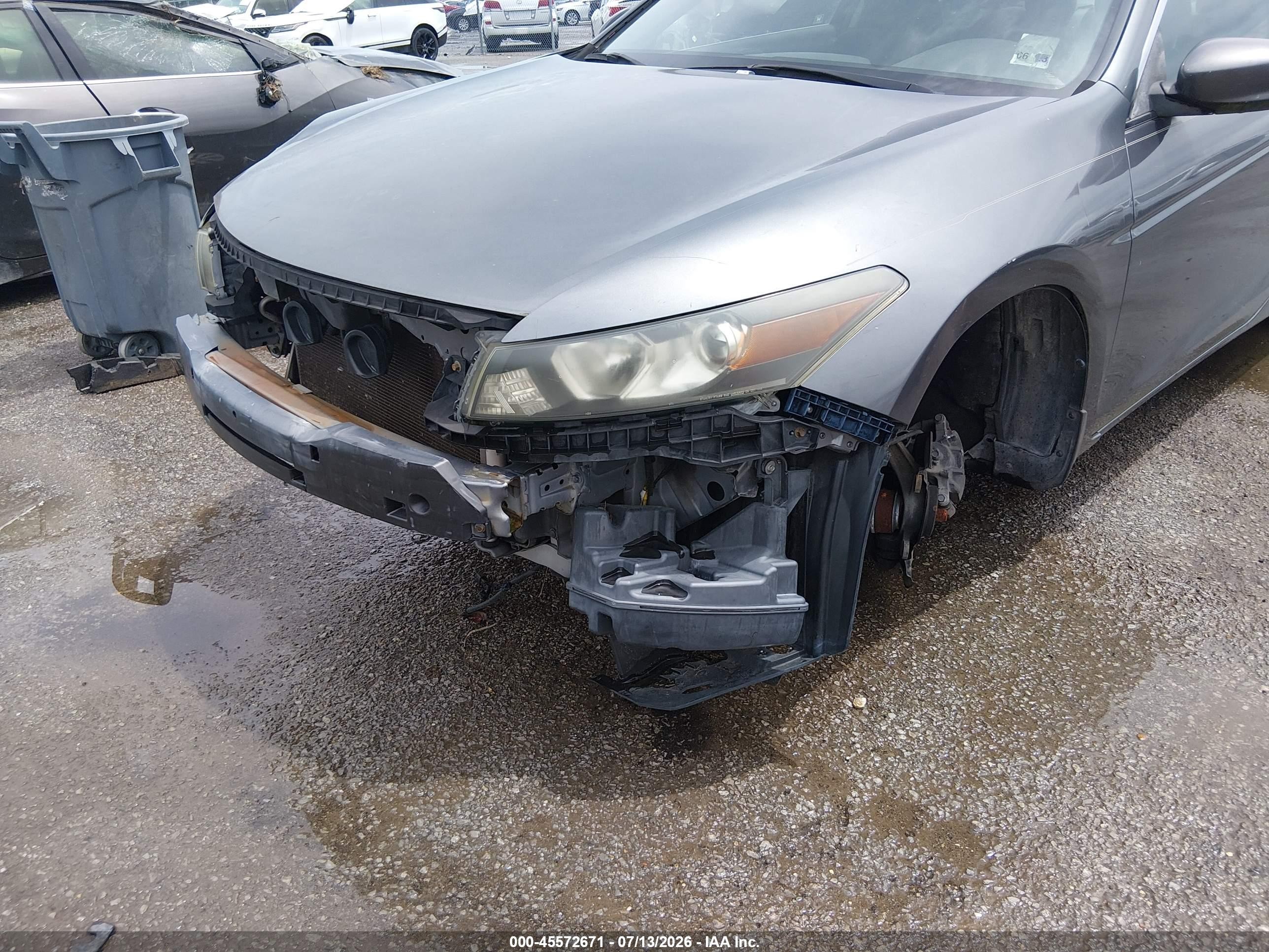 2009 Honda Accord 2.4 Ex Gray vin: 1HGCS12779A005924