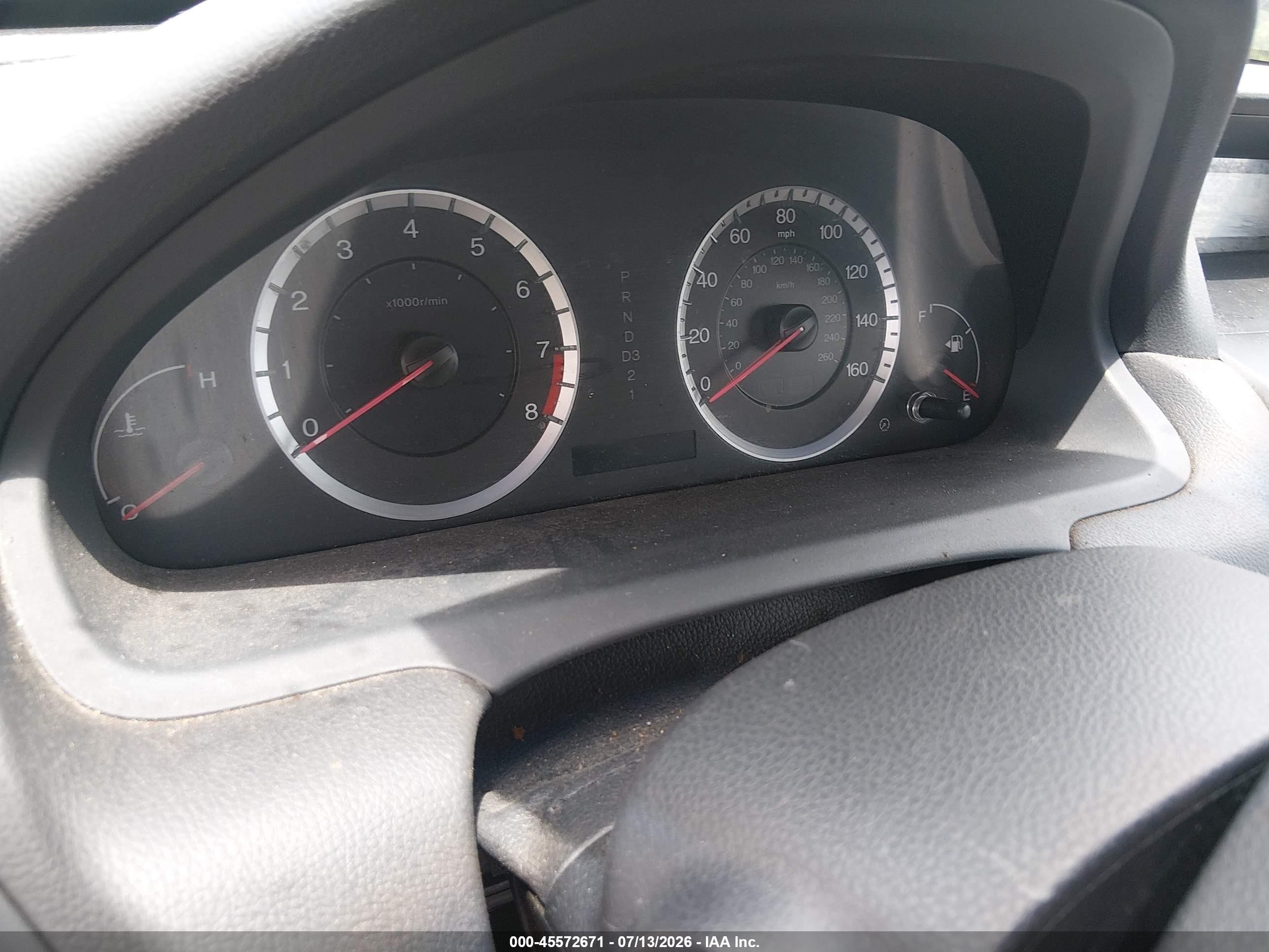 2009 Honda Accord 2.4 Ex Gray vin: 1HGCS12779A005924