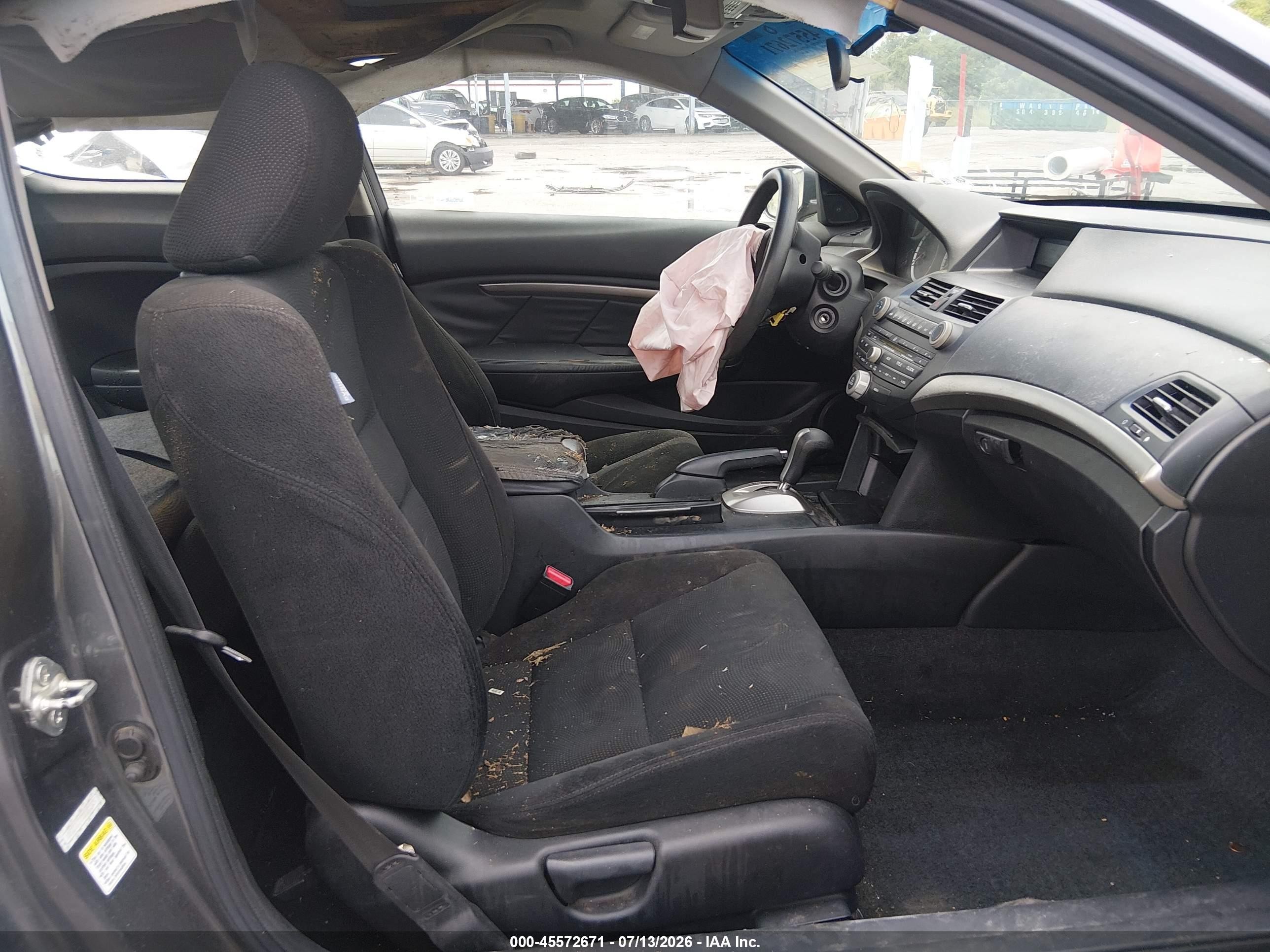 2009 Honda Accord 2.4 Ex Gray vin: 1HGCS12779A005924