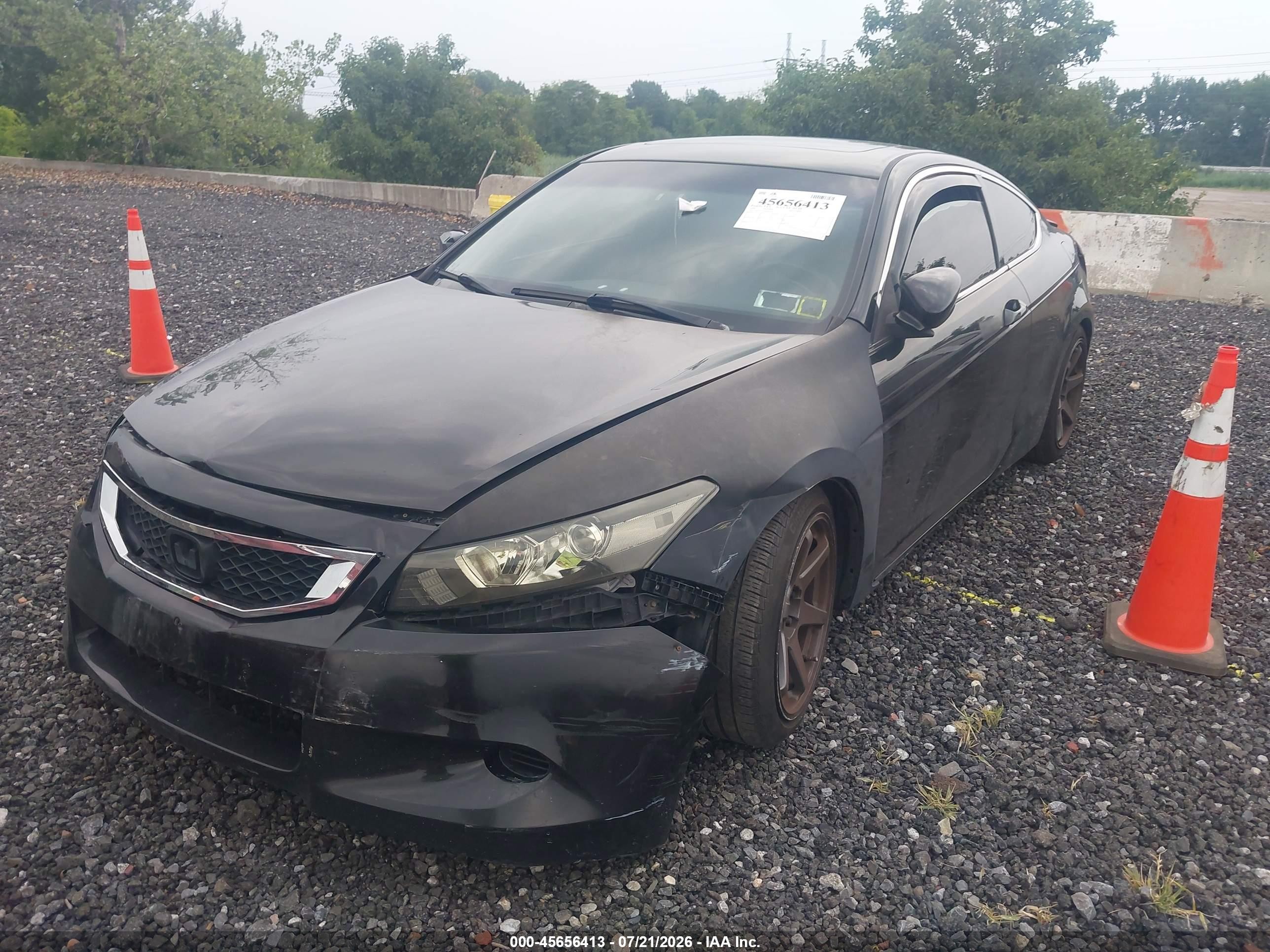 2009 Honda Accord 2.4 Ex Black vin: 1HGCS12779A015319