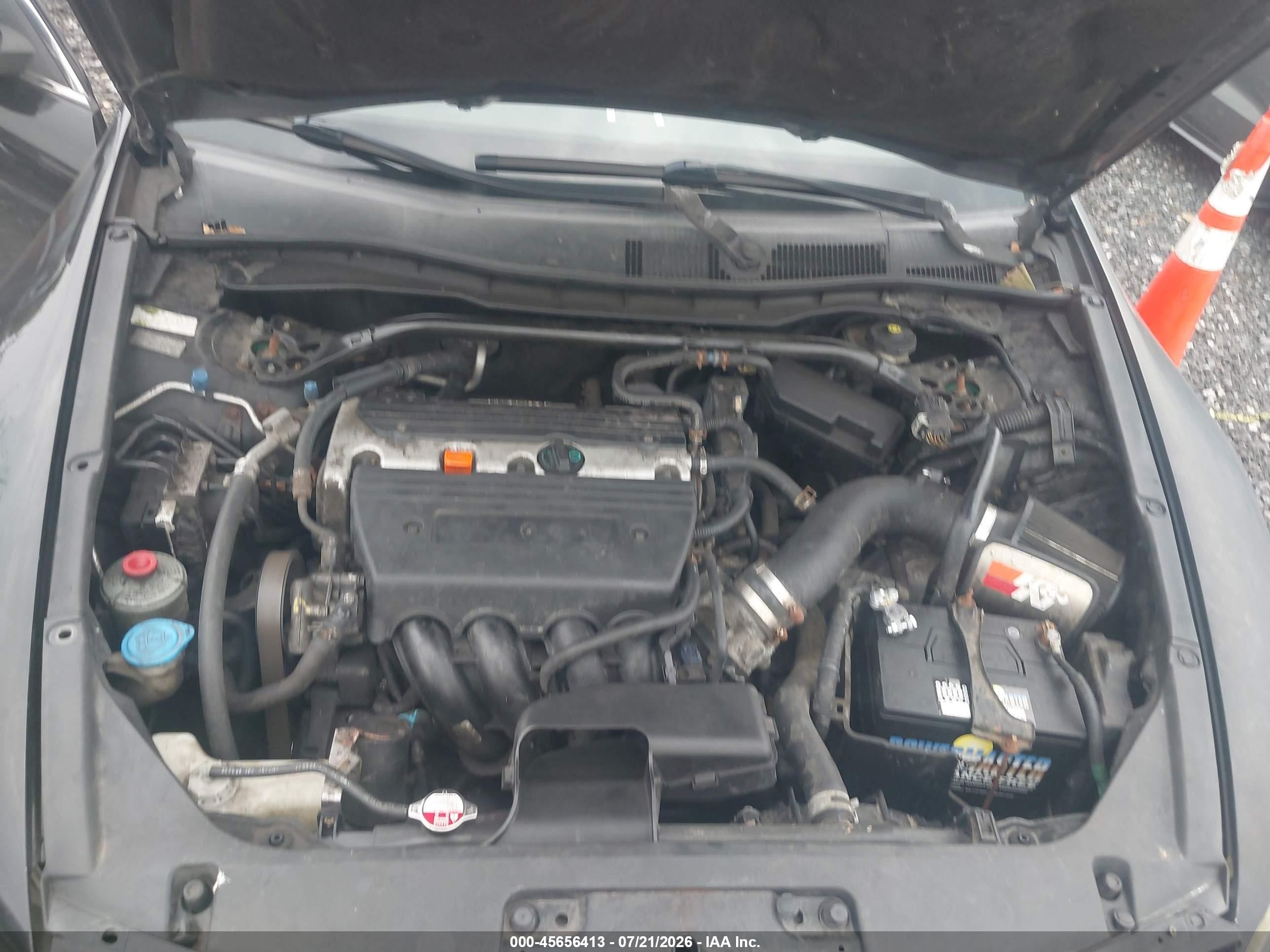 2009 Honda Accord 2.4 Ex Black vin: 1HGCS12779A015319