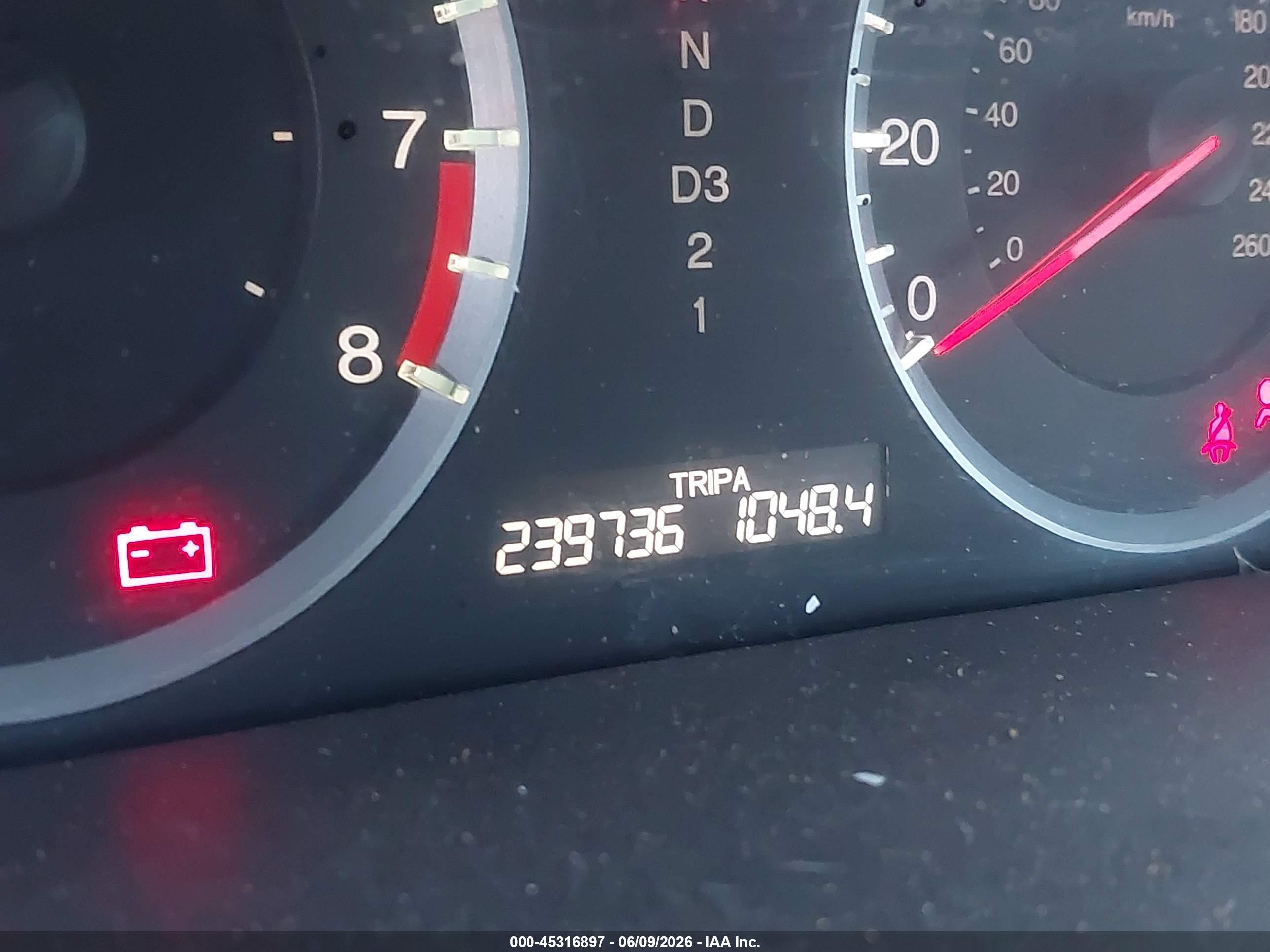 2008 Honda Accord 2.4 Ex Red vin: 1HGCS12788A004375