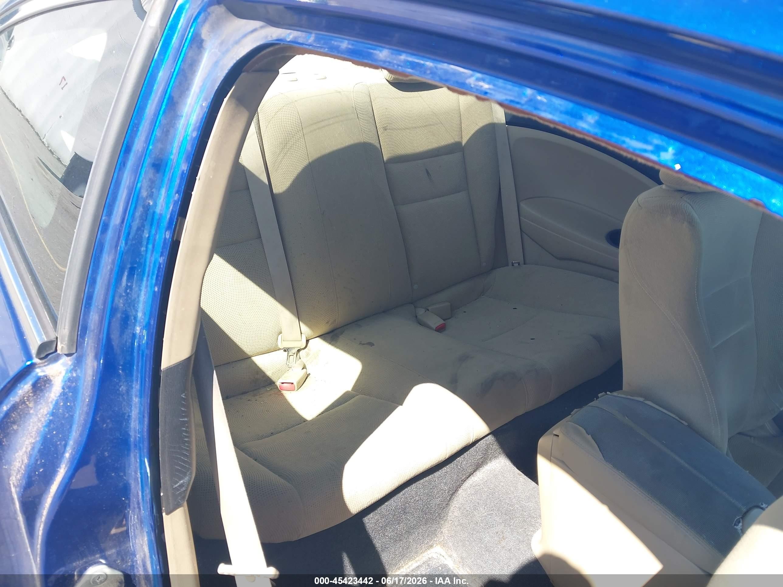 2009 Honda Accord 2.4 Ex Blue vin: 1HGCS12789A004796