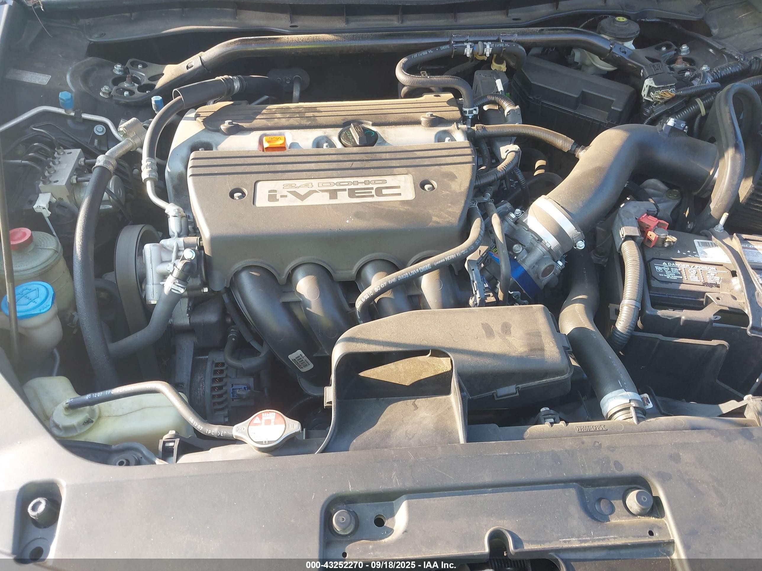 2008 Honda Accord 2.4 Ex Black vin: 1HGCS12798A014445