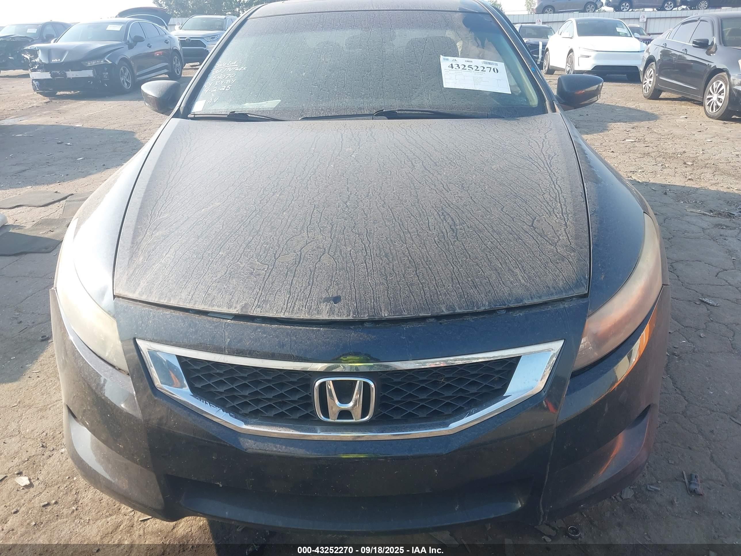 2008 Honda Accord 2.4 Ex Black vin: 1HGCS12798A014445