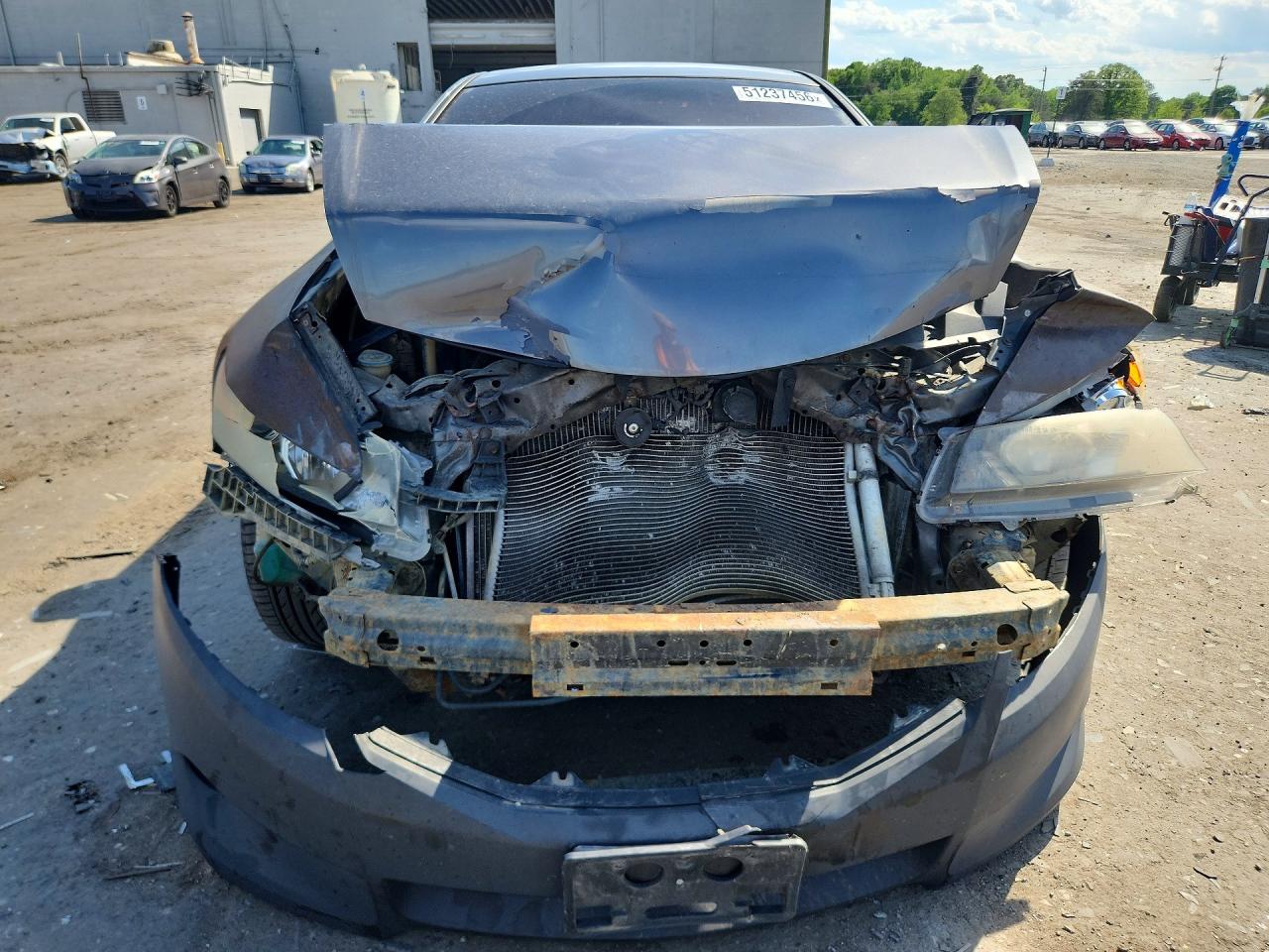 2009 Honda Accord Ex Gray vin: 1HGCS12799A011207