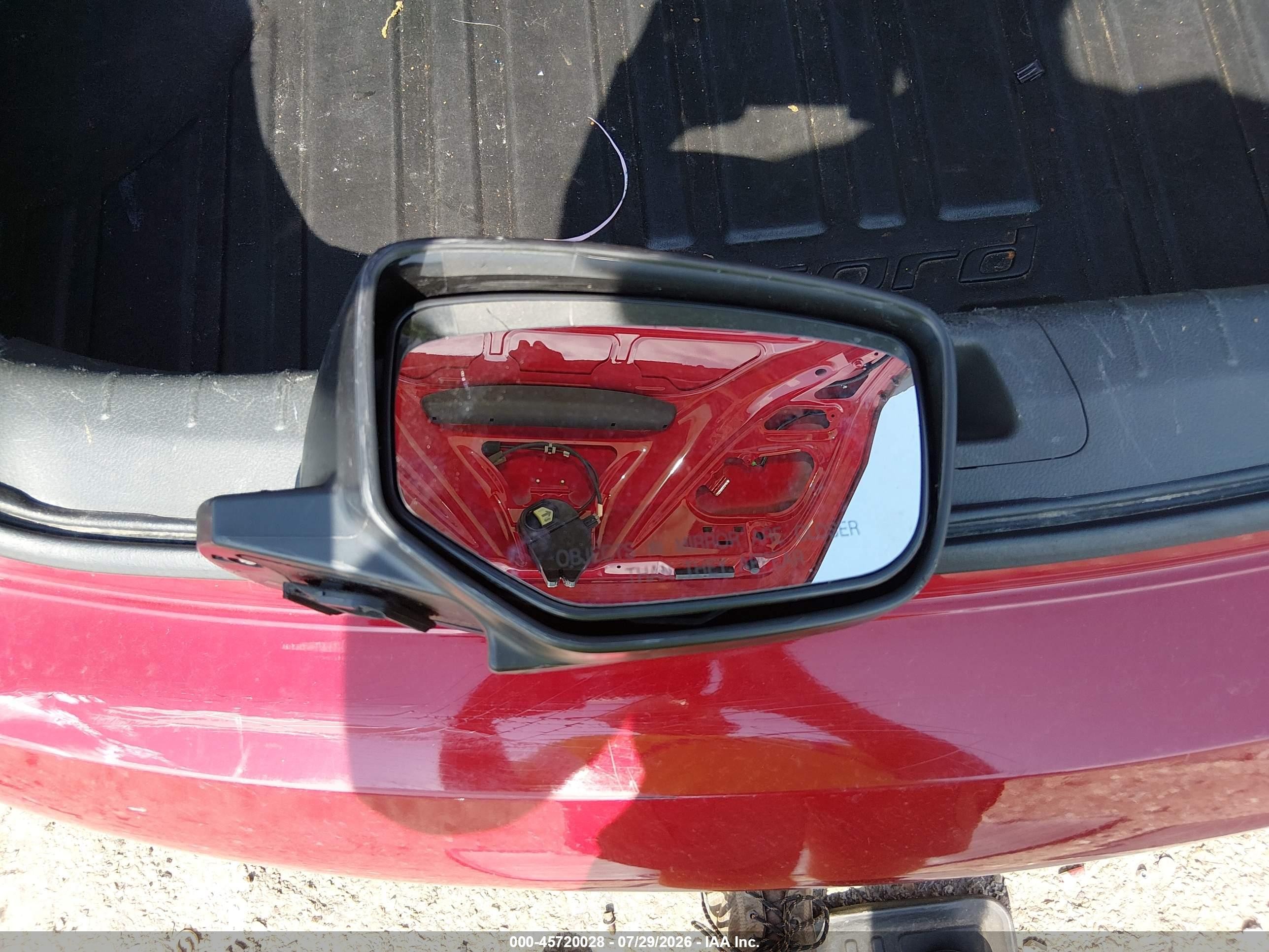 2009 Honda Accord 2.4 Ex-l Red vin: 1HGCS12809A005482