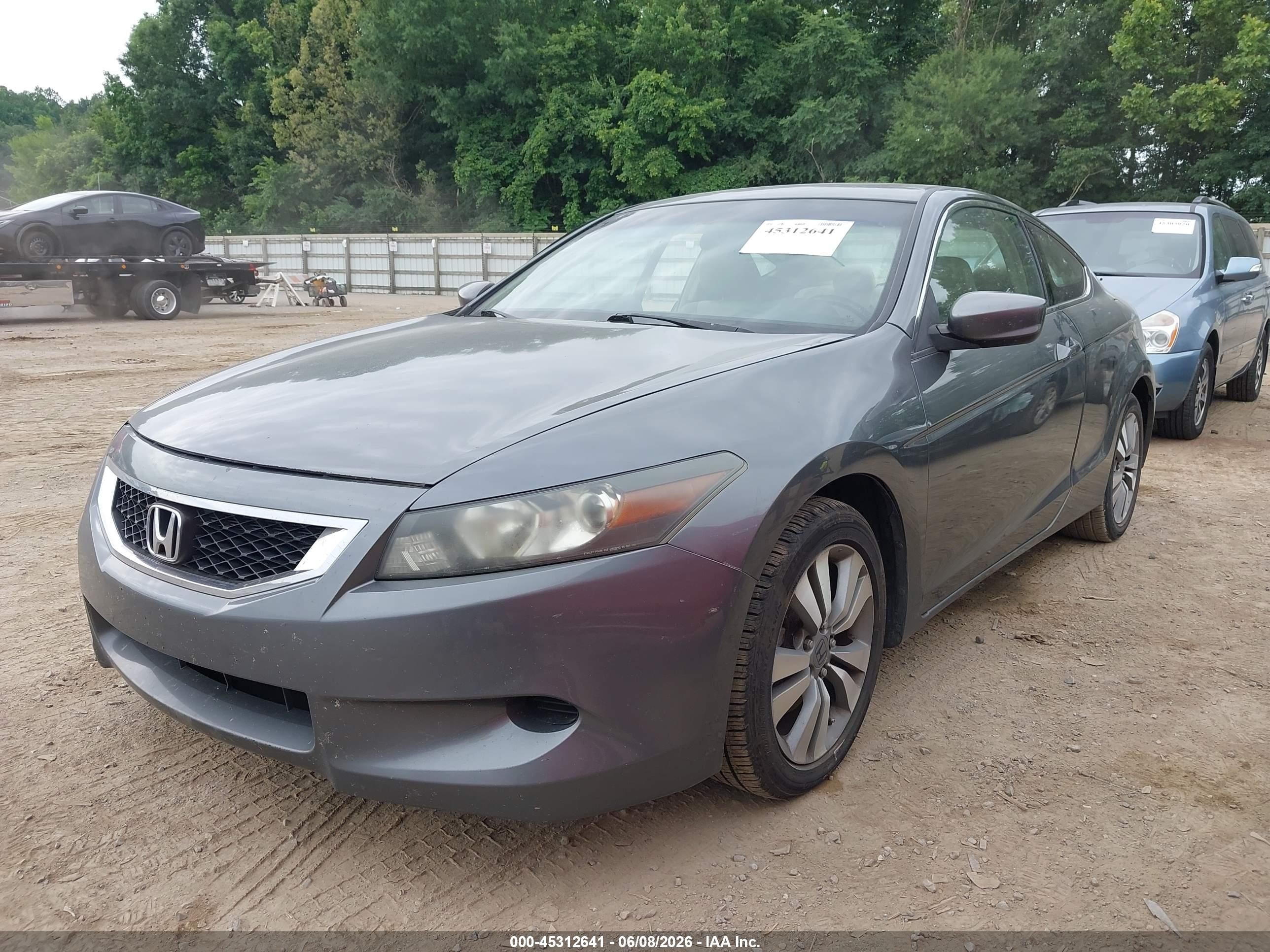 2009 Honda Accord 2.4 Ex-l Gray vin: 1HGCS12809A012951