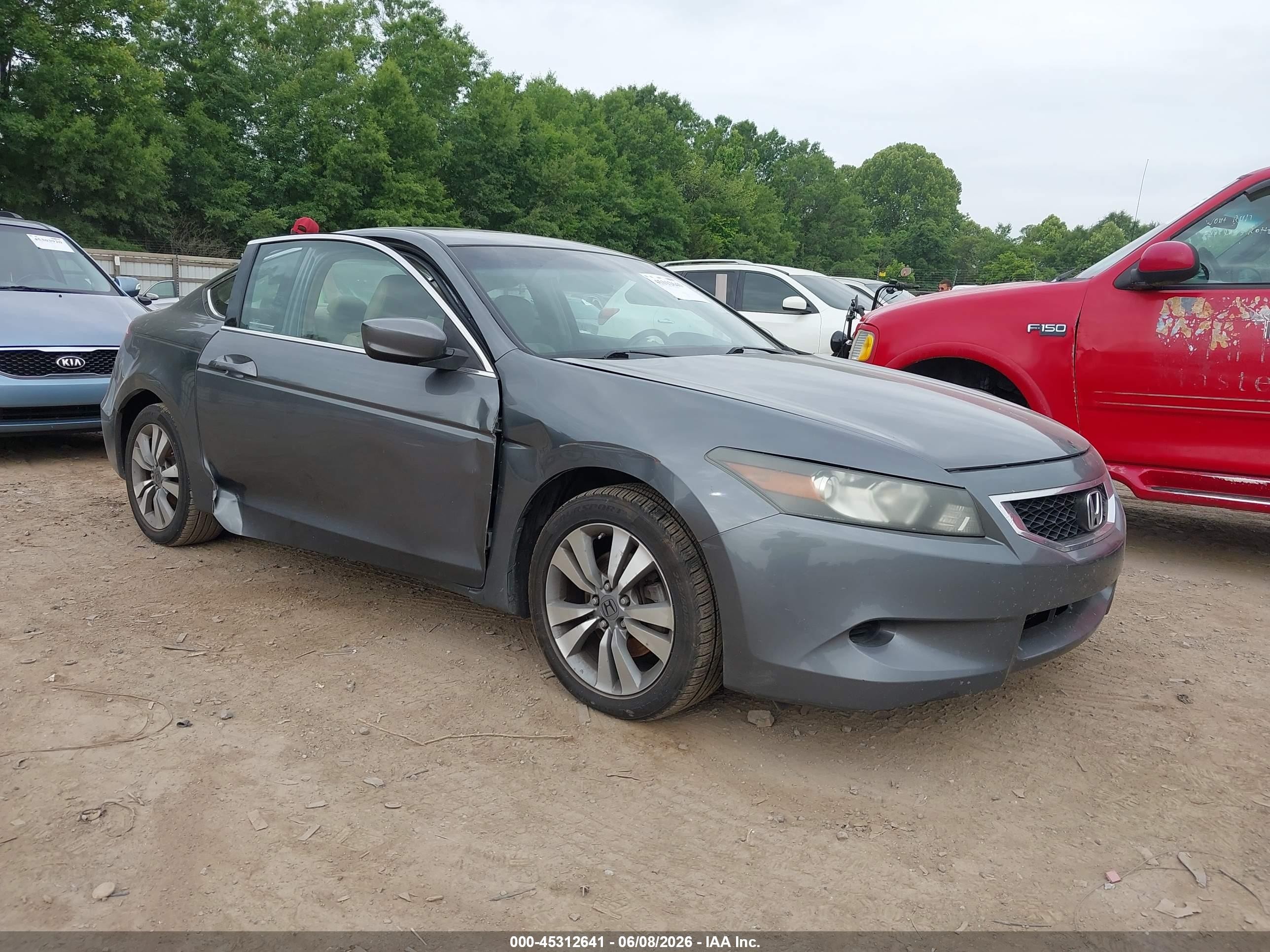 2009 Honda Accord 2.4 Ex-l Gray vin: 1HGCS12809A012951
