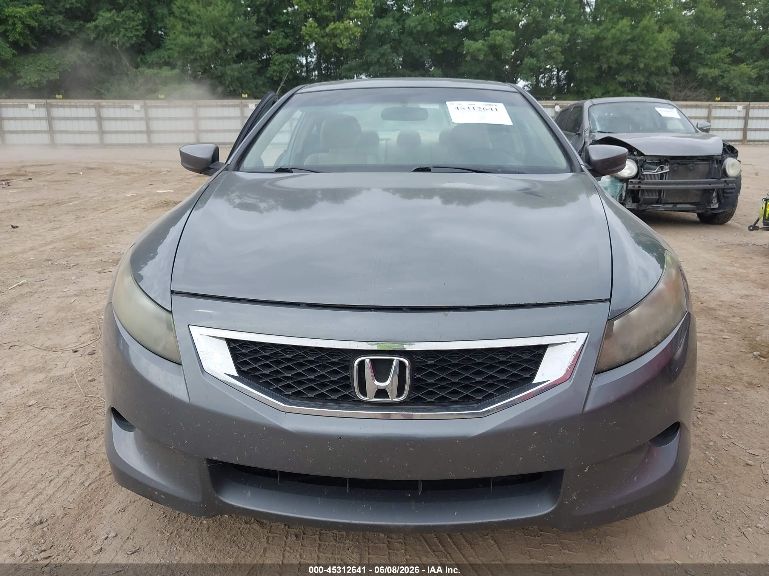 2009 Honda Accord 2.4 Ex-l Gray vin: 1HGCS12809A012951