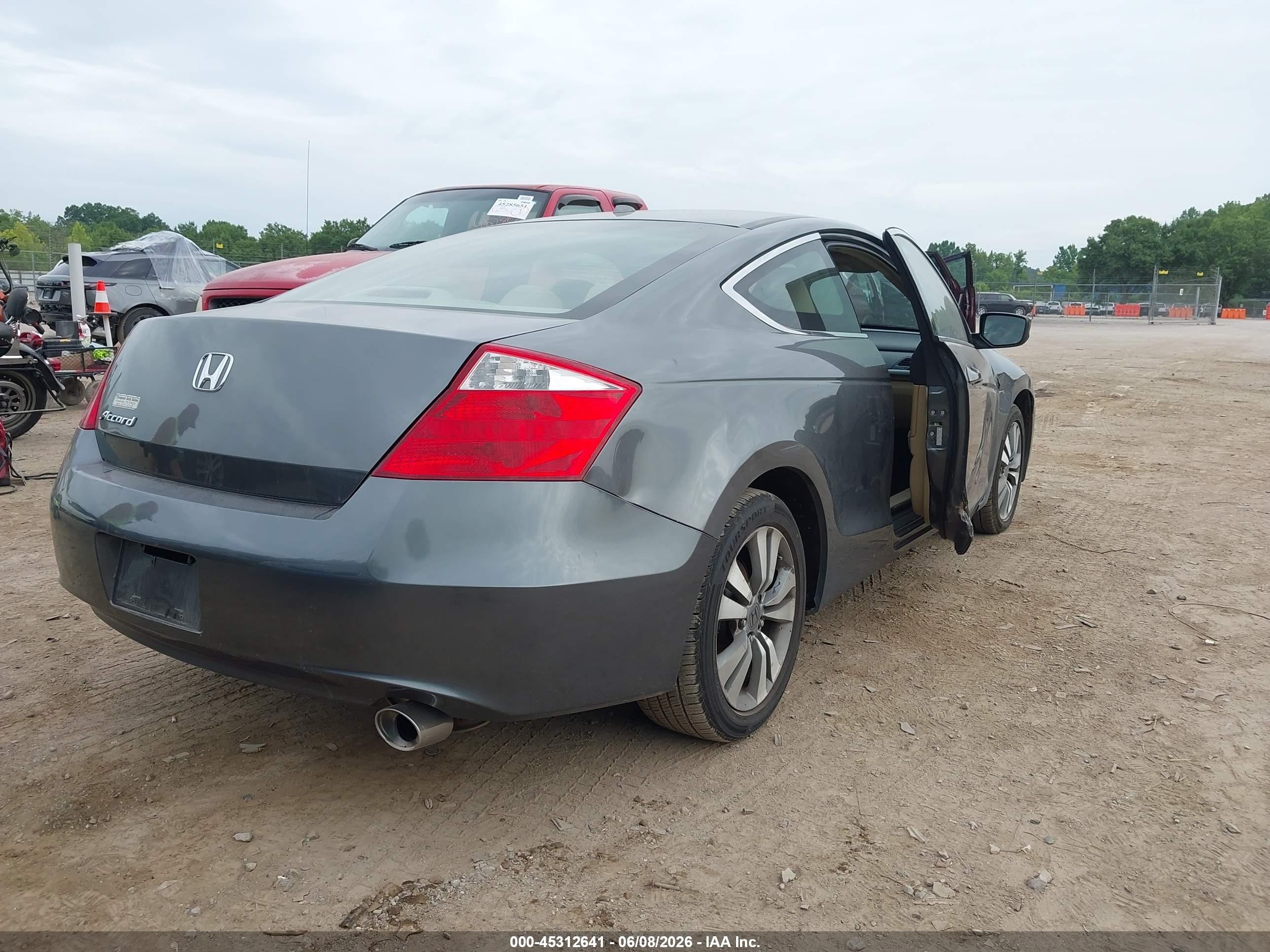 2009 Honda Accord 2.4 Ex-l Gray vin: 1HGCS12809A012951