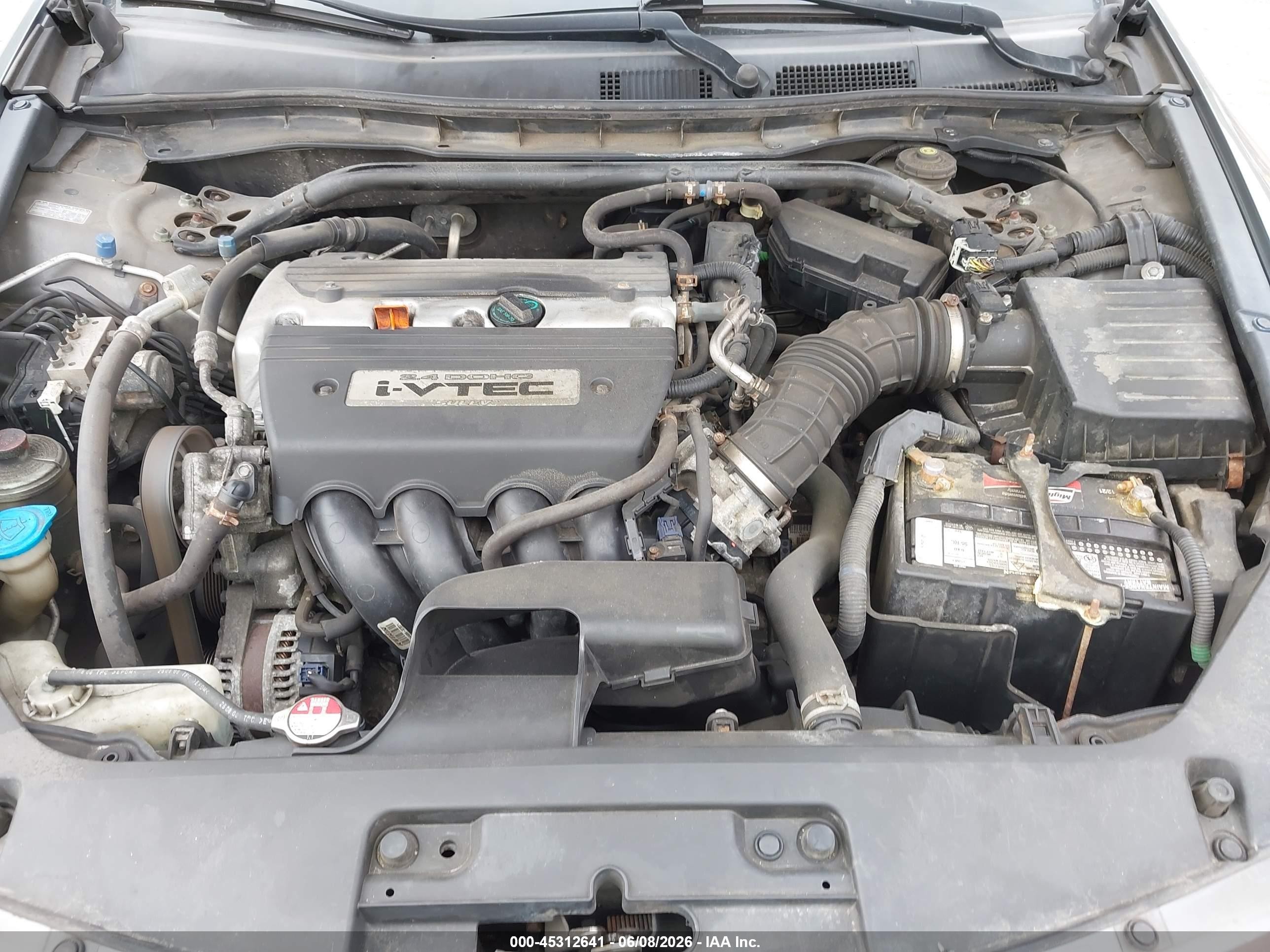 2009 Honda Accord 2.4 Ex-l Gray vin: 1HGCS12809A012951
