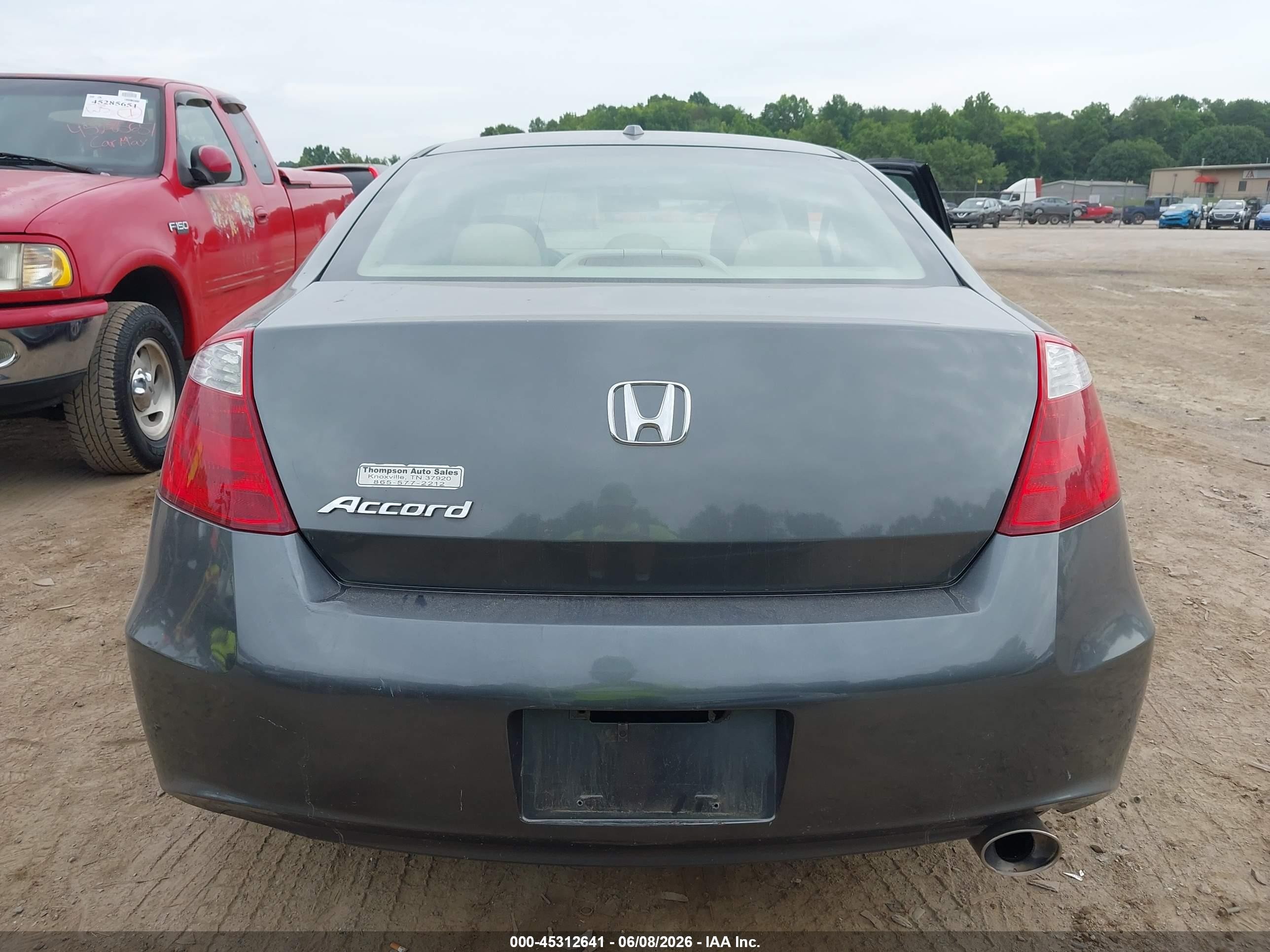 2009 Honda Accord 2.4 Ex-l Gray vin: 1HGCS12809A012951