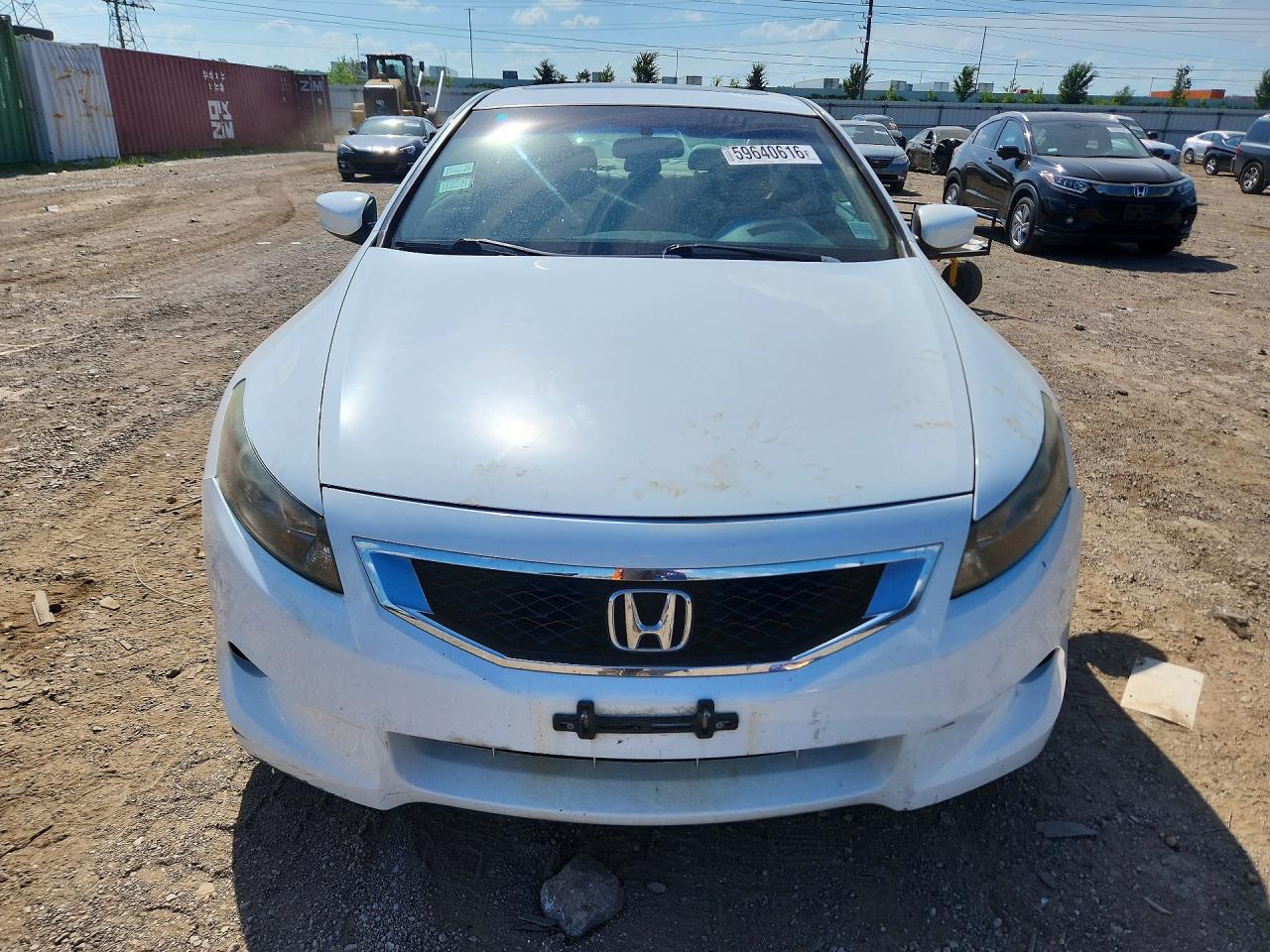2009 Honda Accord Exl White vin: 1HGCS12819A012778