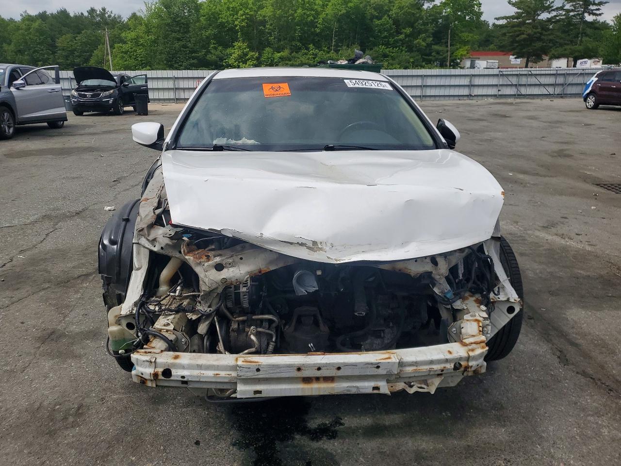2009 Honda Accord Exl White vin: 1HGCS12819A024333
