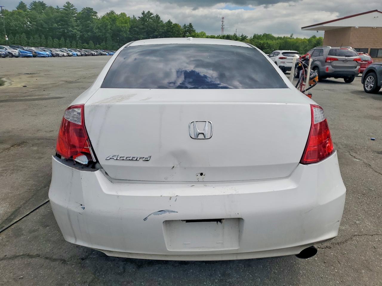2009 Honda Accord Exl White vin: 1HGCS12819A024333
