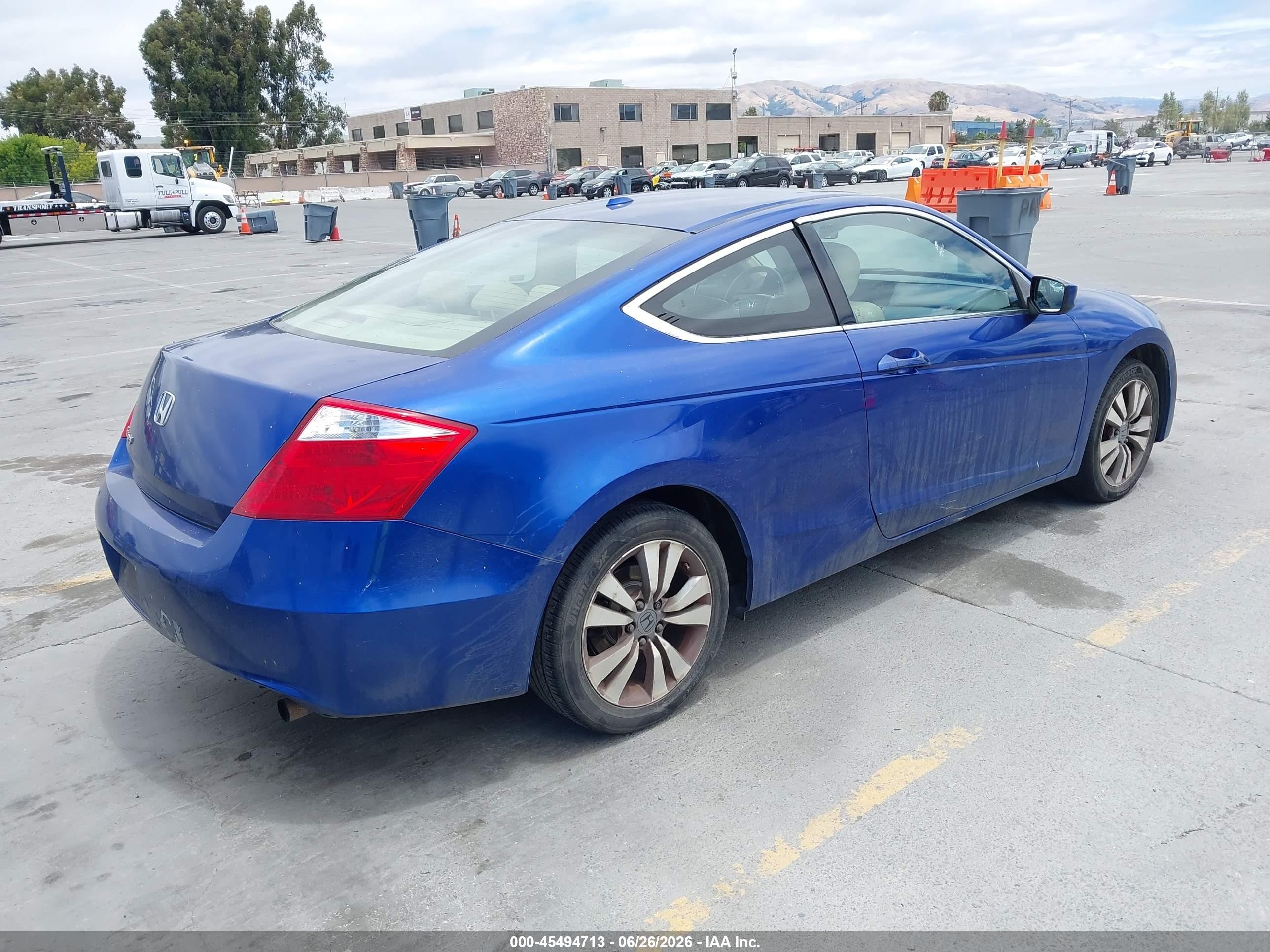 2008 Honda Accord 2.4 Ex-l Blue vin: 1HGCS12828A012853