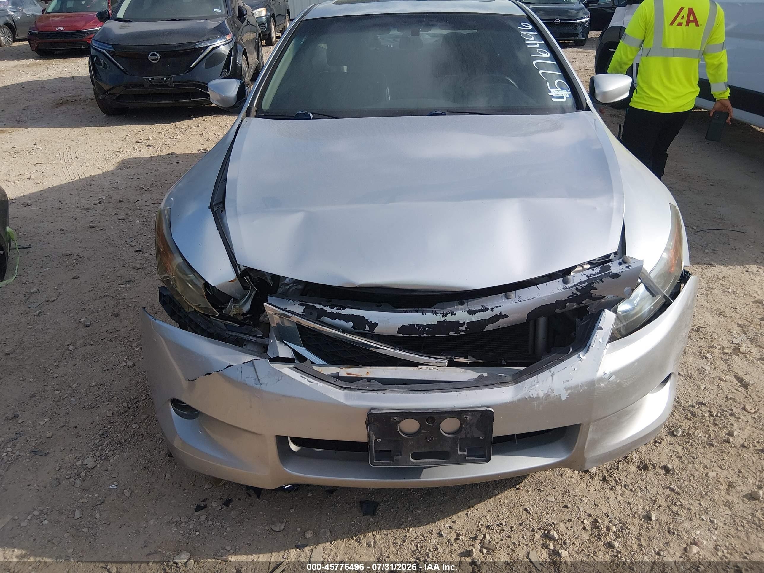 2009 Honda Accord 2.4 Ex-l Silver vin: 1HGCS12829A013406