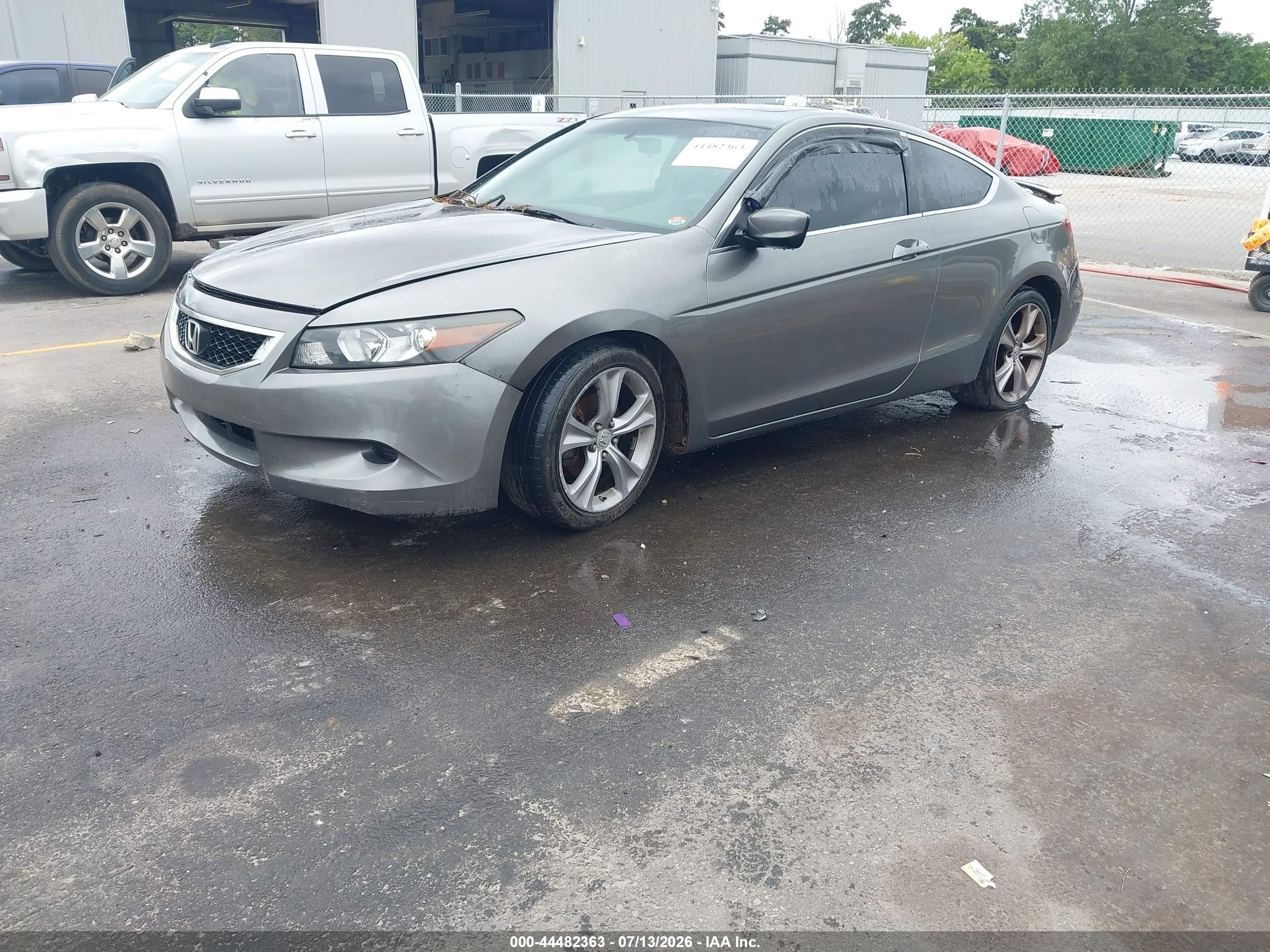 2008 Honda Accord 2.4 Ex-l Gray vin: 1HGCS12838A004910
