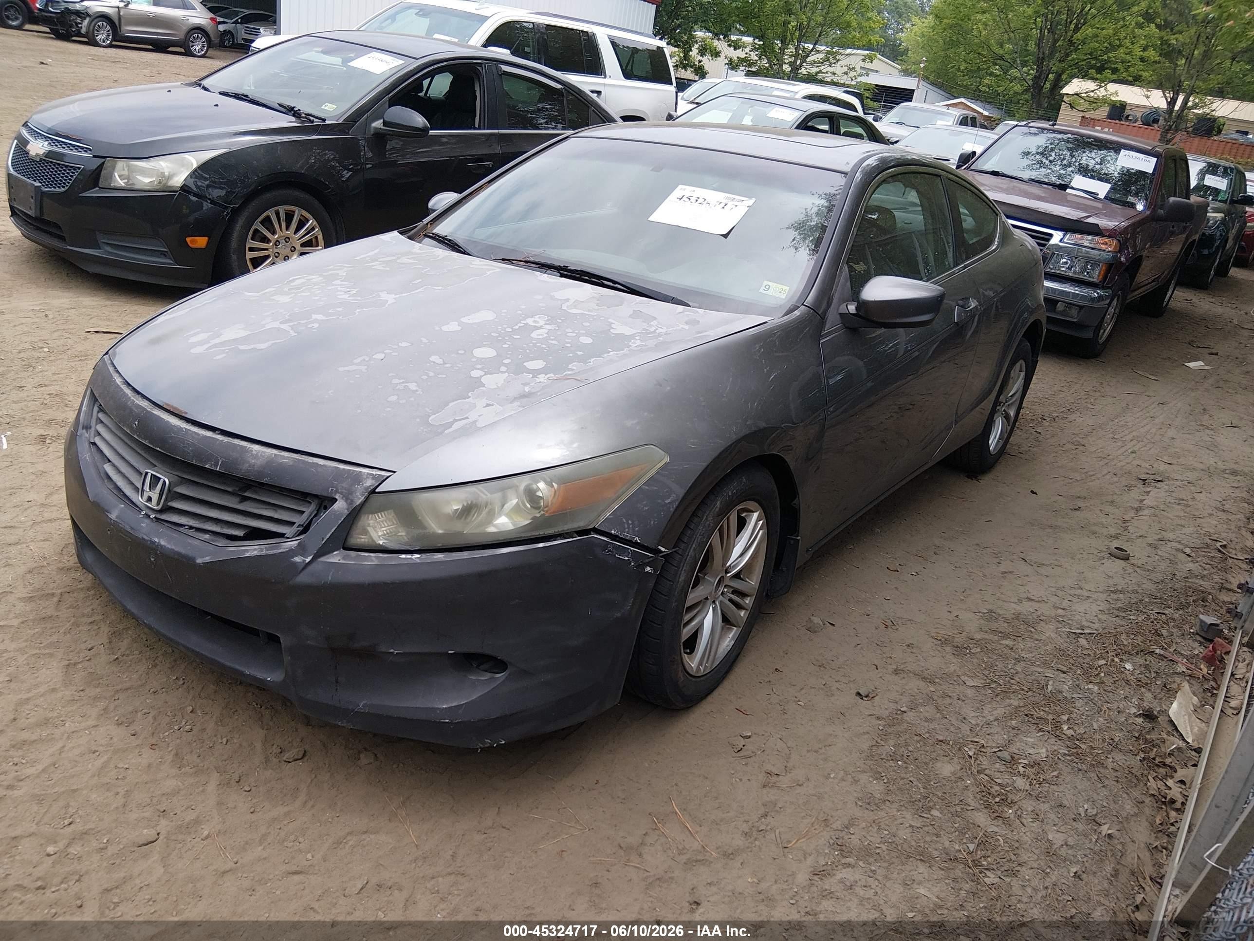 2009 Honda Accord 2.4 Ex-l Gray vin: 1HGCS12839A018601