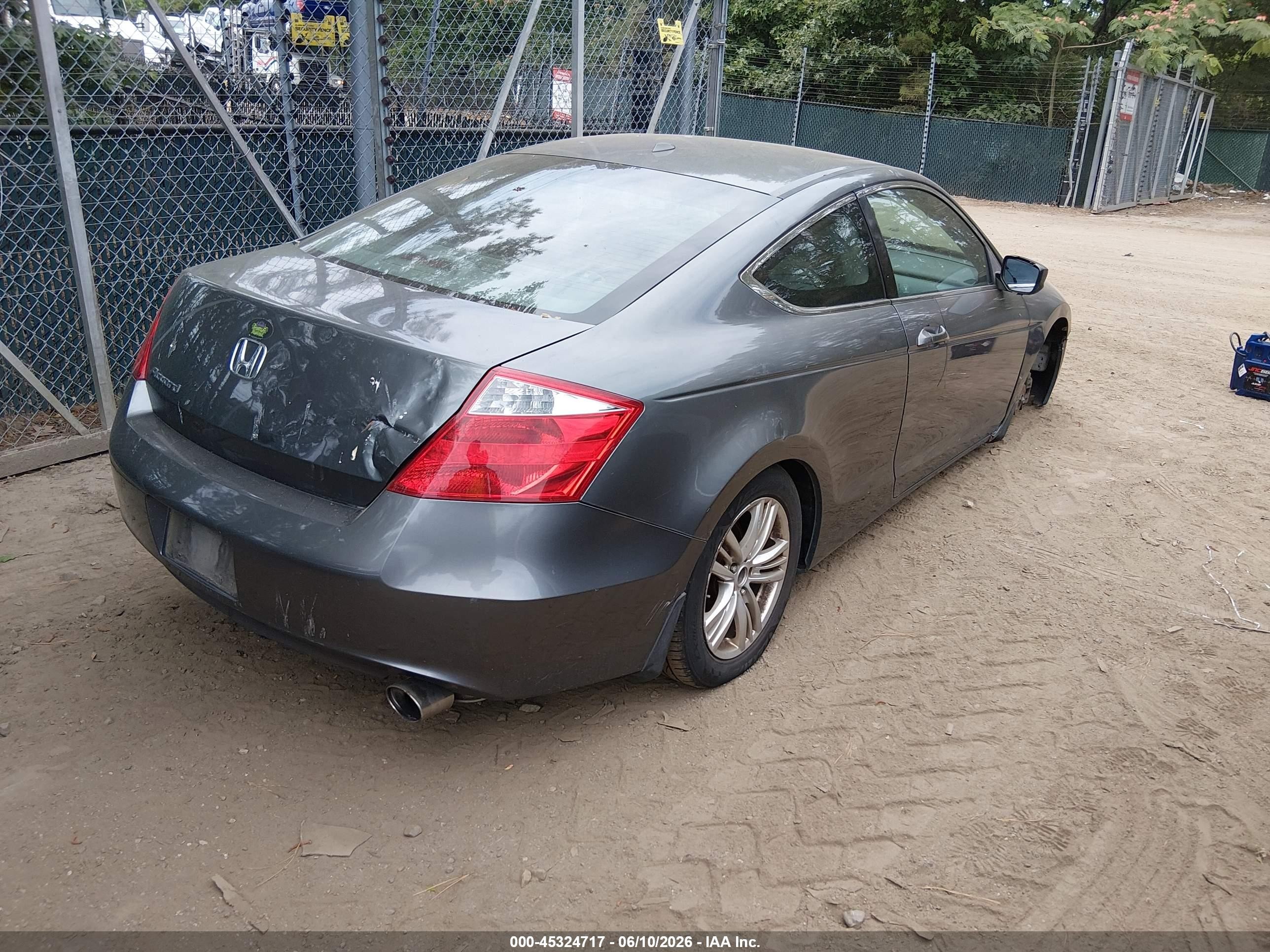 2009 Honda Accord 2.4 Ex-l Gray vin: 1HGCS12839A018601