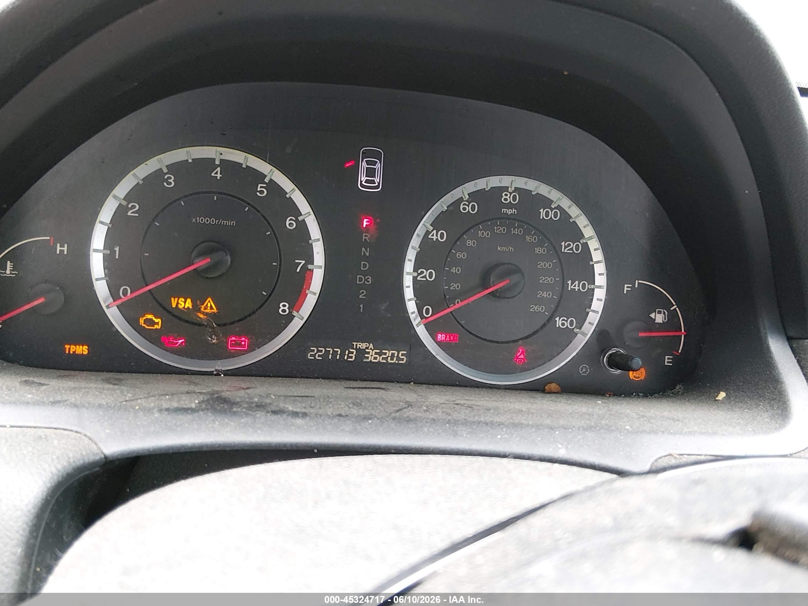 2009 Honda Accord 2.4 Ex-l Gray vin: 1HGCS12839A018601