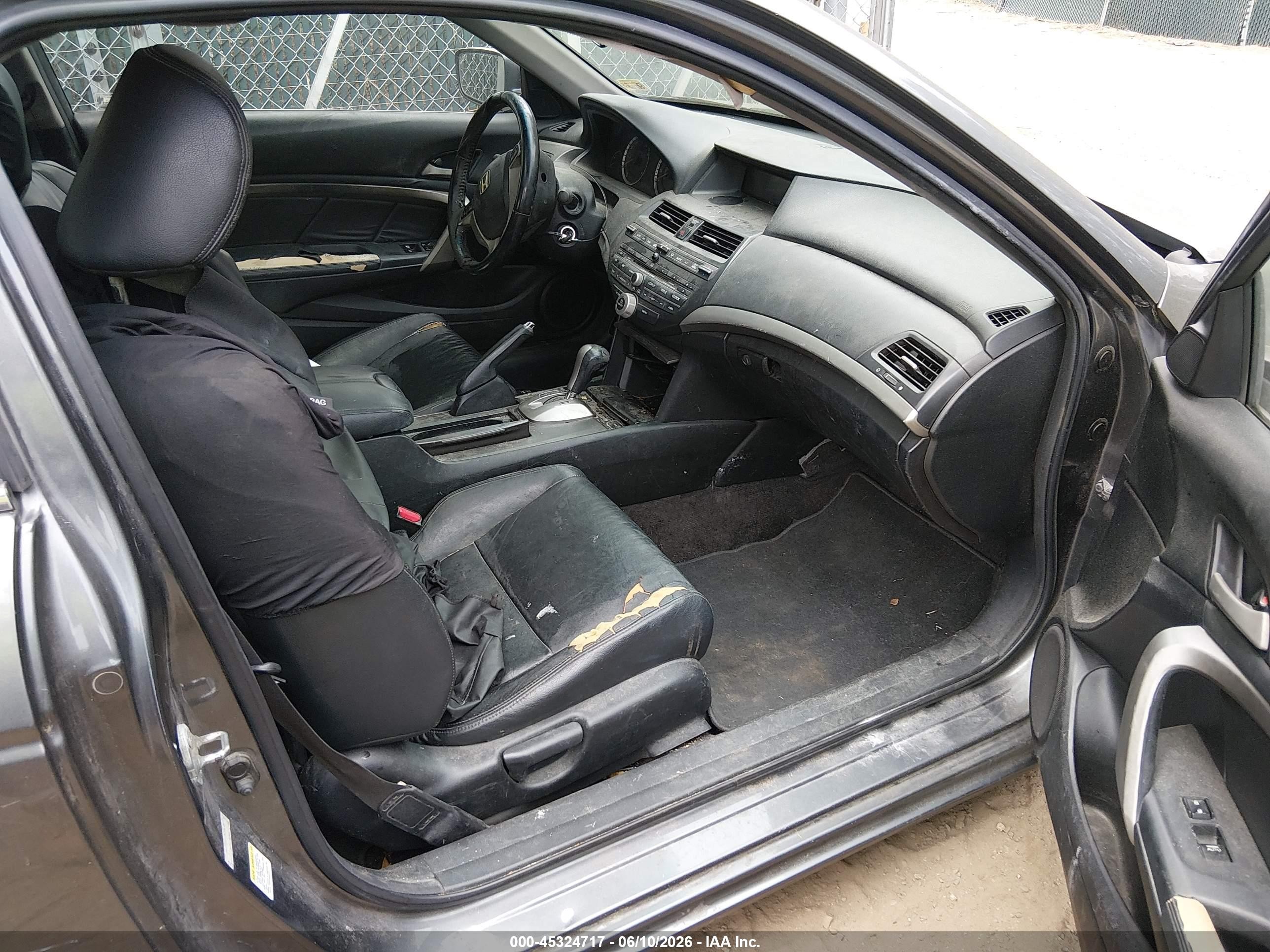 2009 Honda Accord 2.4 Ex-l Gray vin: 1HGCS12839A018601