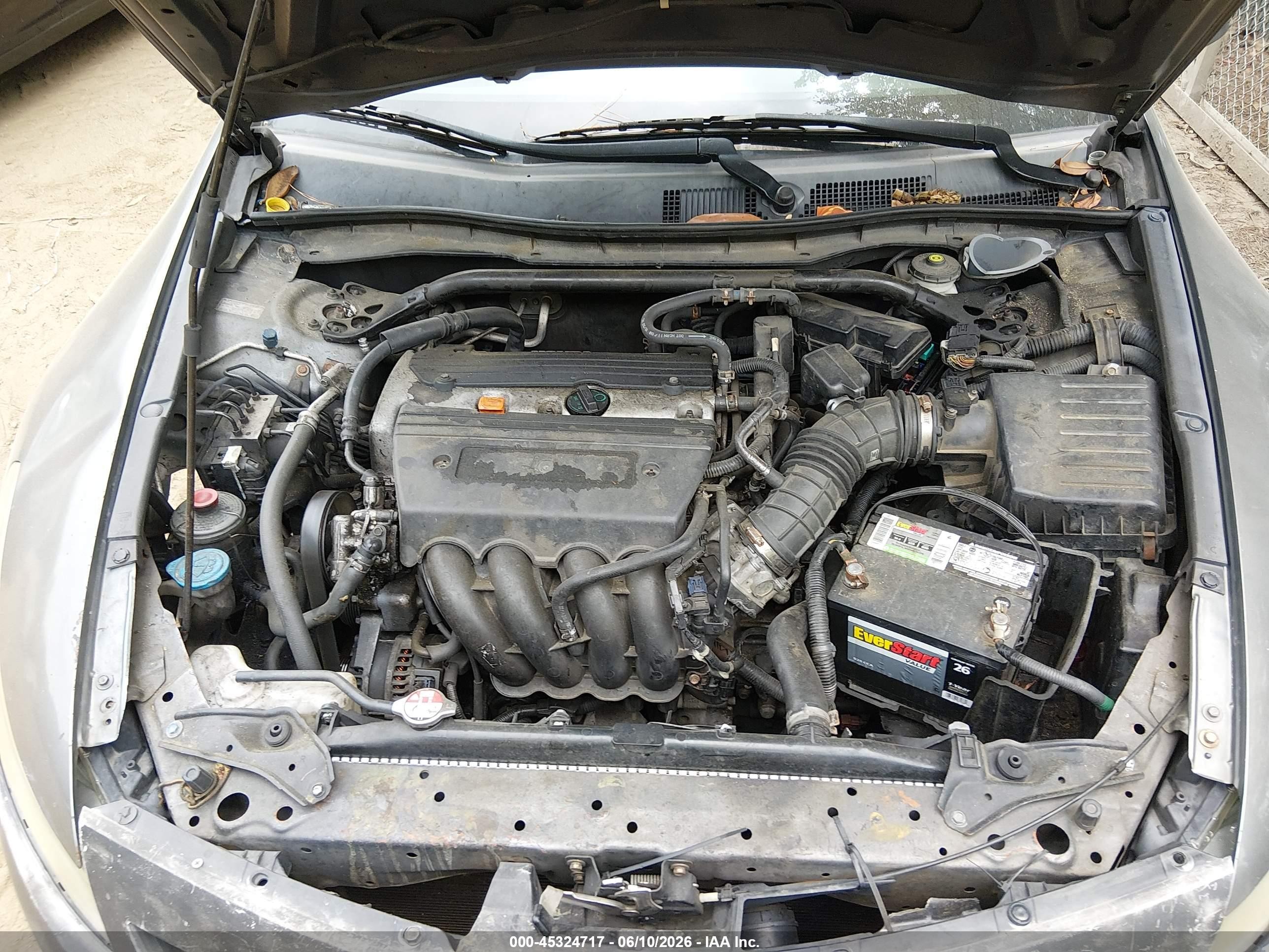 2009 Honda Accord 2.4 Ex-l Gray vin: 1HGCS12839A018601