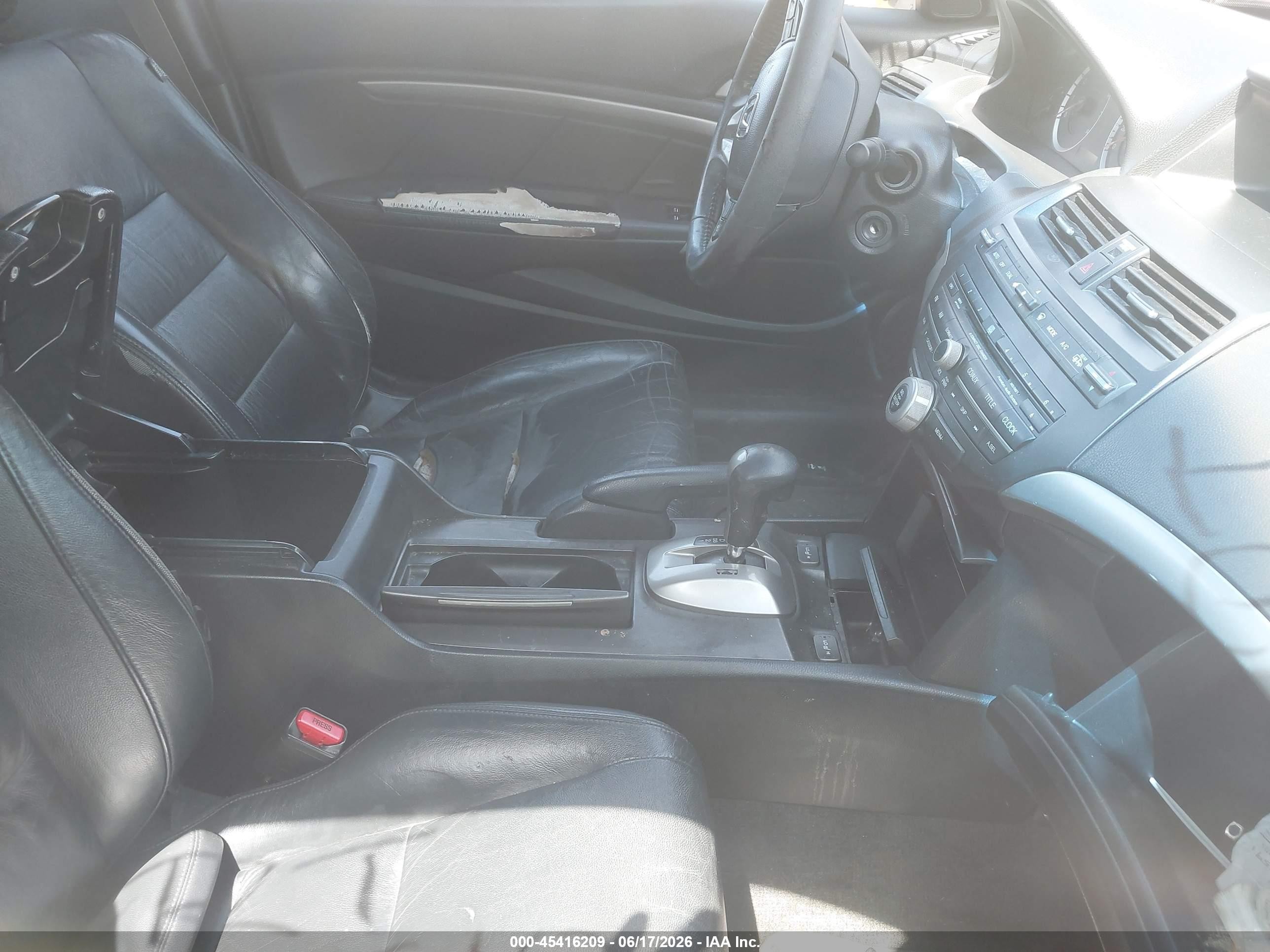 2008 Honda Accord 2.4 Ex-l Gray vin: 1HGCS12848A020629
