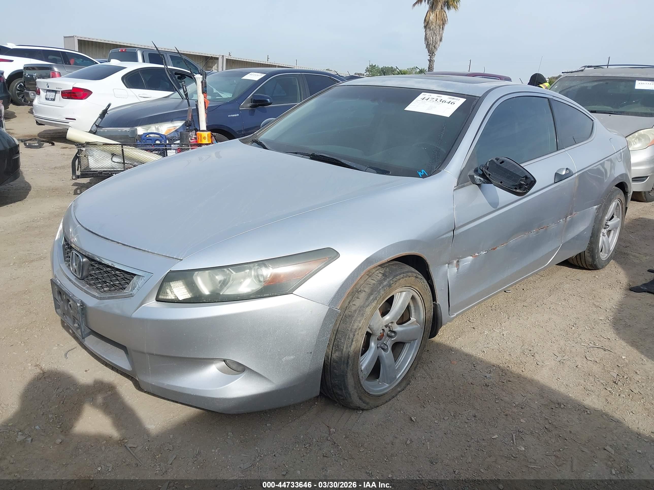 2009 Honda Accord 2.4 Ex-l Silver vin: 1HGCS12849A004982