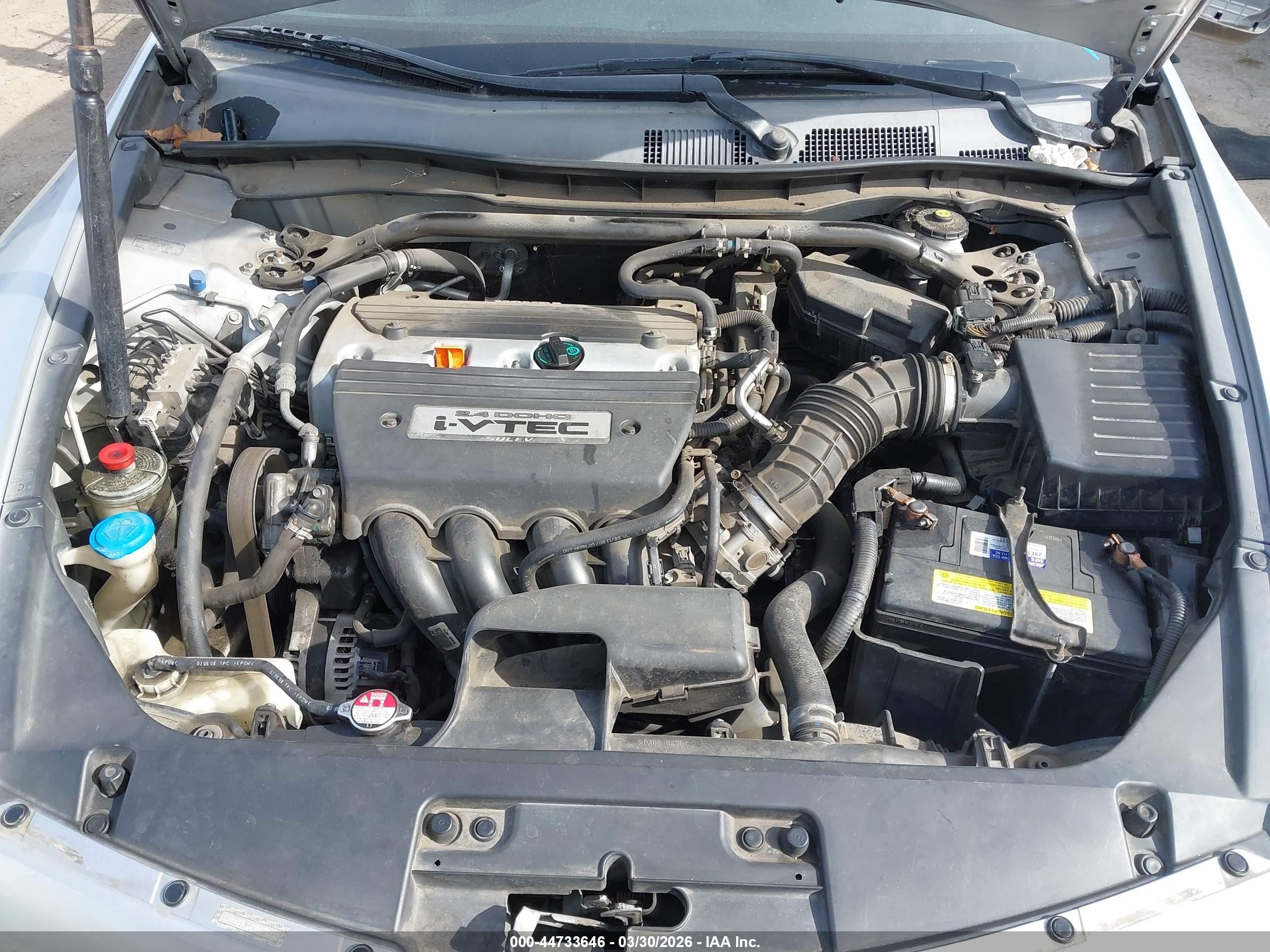 2009 Honda Accord 2.4 Ex-l Silver vin: 1HGCS12849A004982