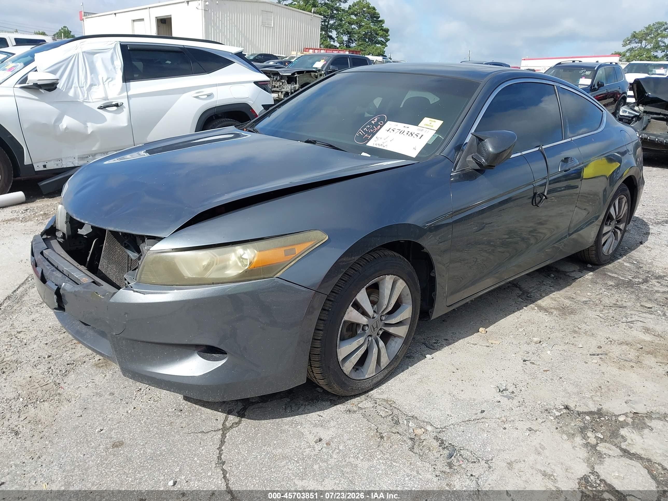 2009 Honda Accord 2.4 Ex-l Gray vin: 1HGCS12849A025816