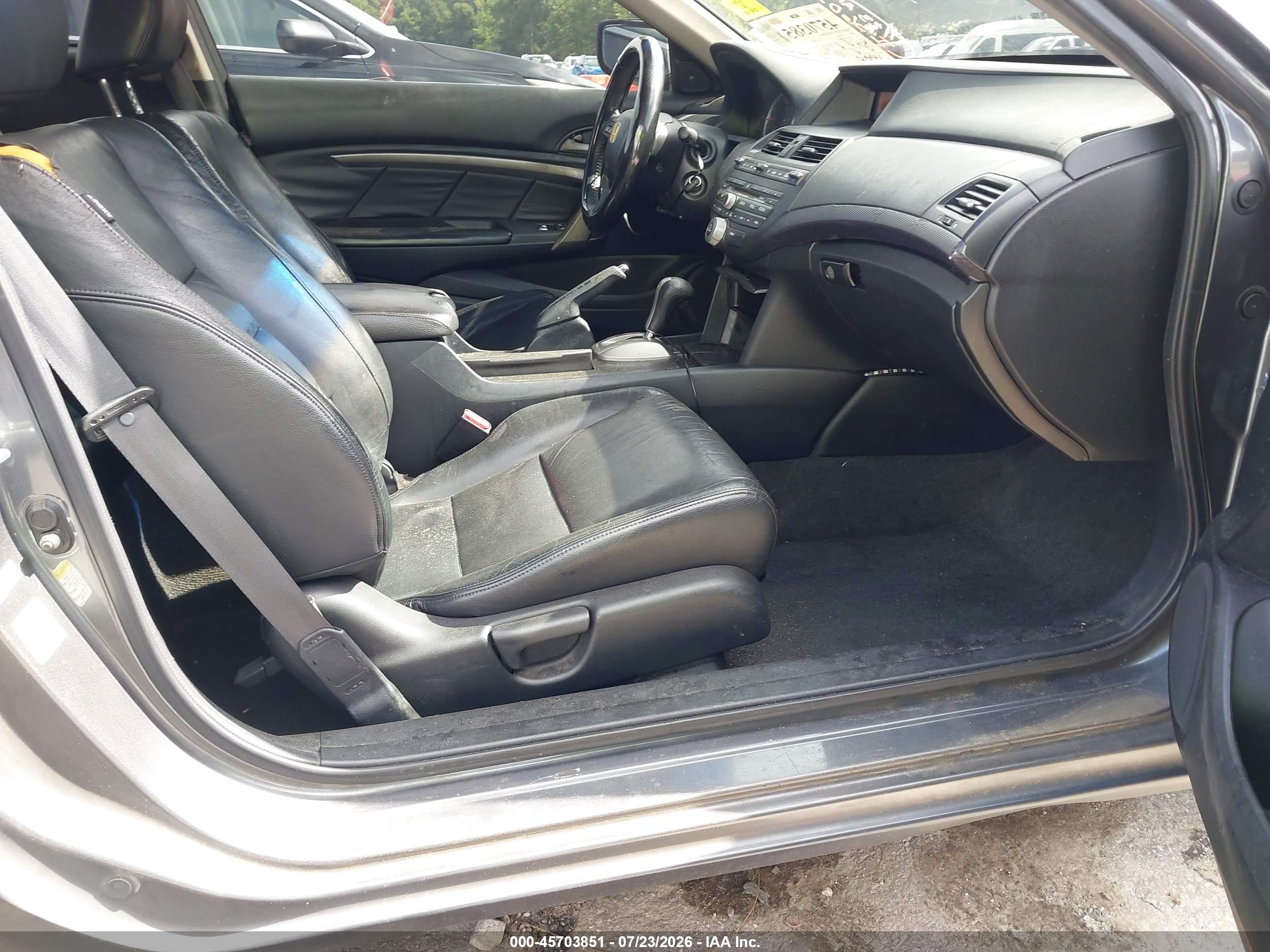 2009 Honda Accord 2.4 Ex-l Gray vin: 1HGCS12849A025816