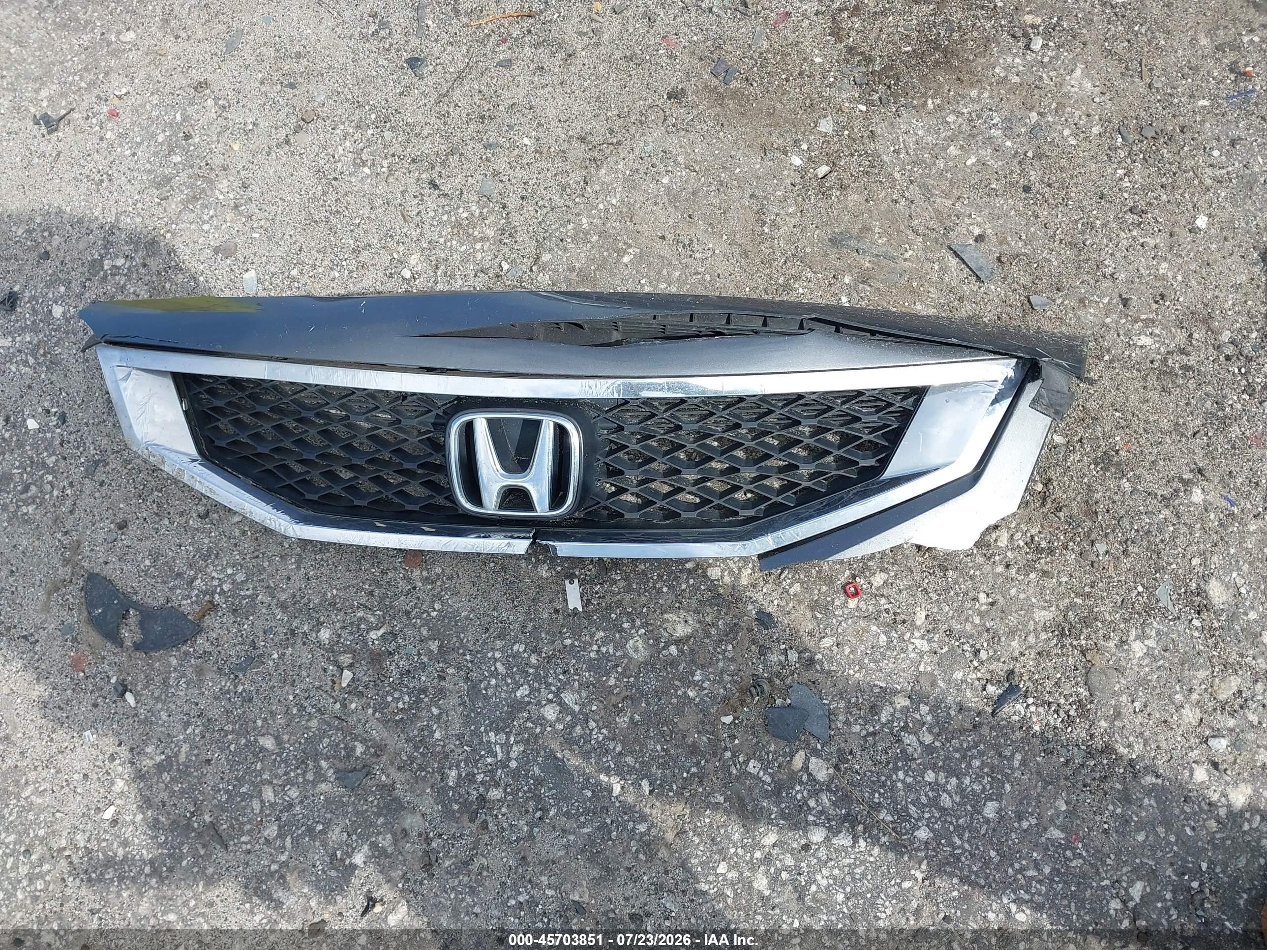 2009 Honda Accord 2.4 Ex-l Gray vin: 1HGCS12849A025816