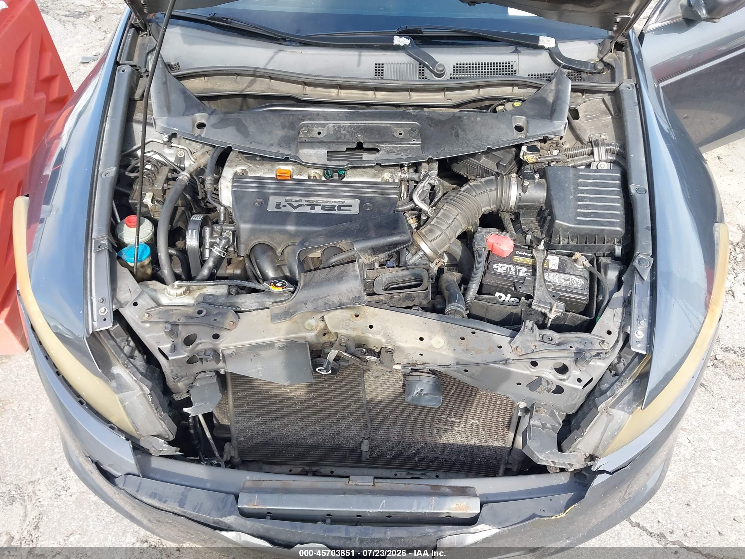 2009 Honda Accord 2.4 Ex-l Gray vin: 1HGCS12849A025816