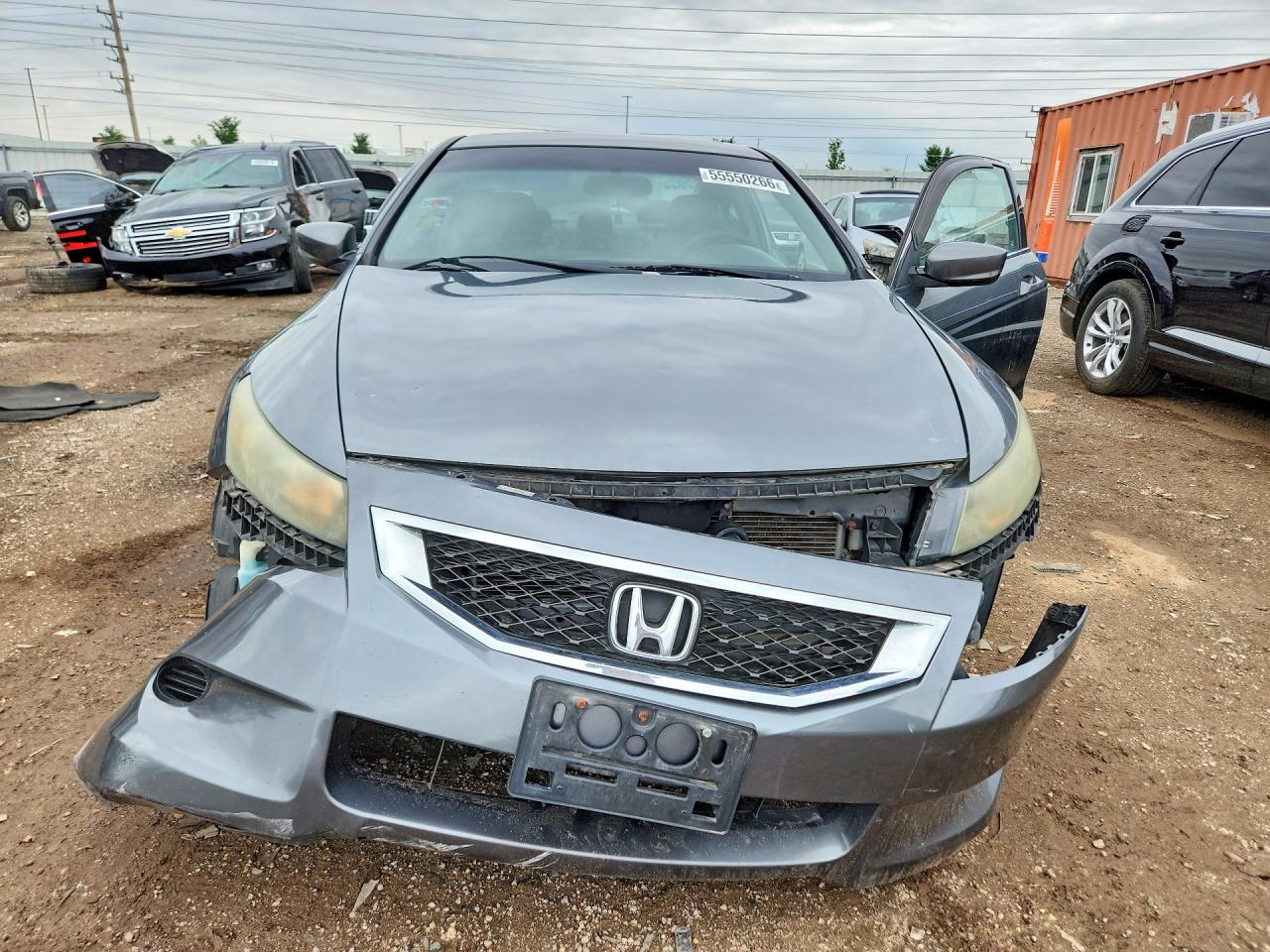 2008 Honda Accord Exl Gray vin: 1HGCS12858A005248