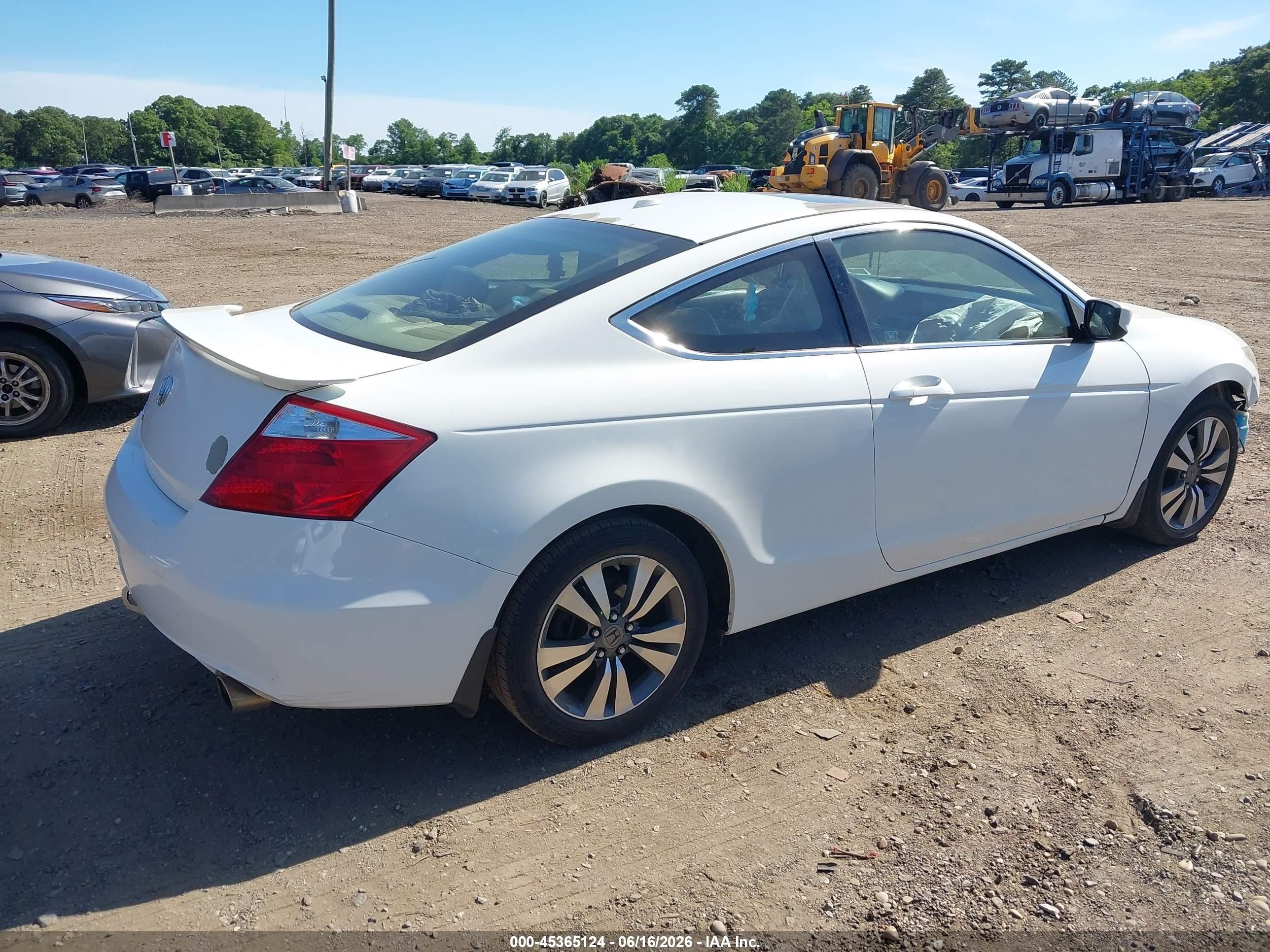 2008 Honda Accord 2.4 Ex-l White vin: 1HGCS12858A018209