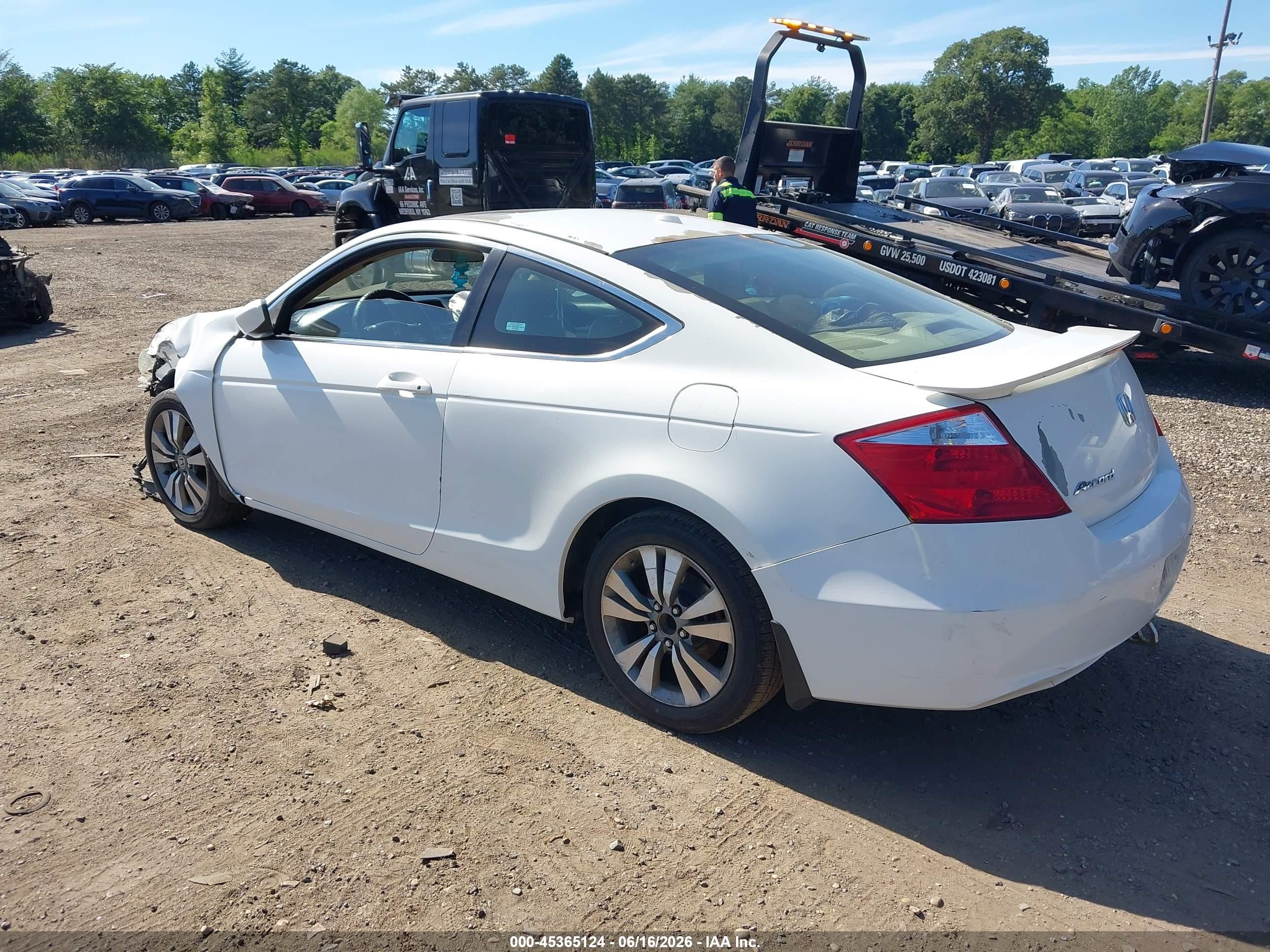 2008 Honda Accord 2.4 Ex-l White vin: 1HGCS12858A018209