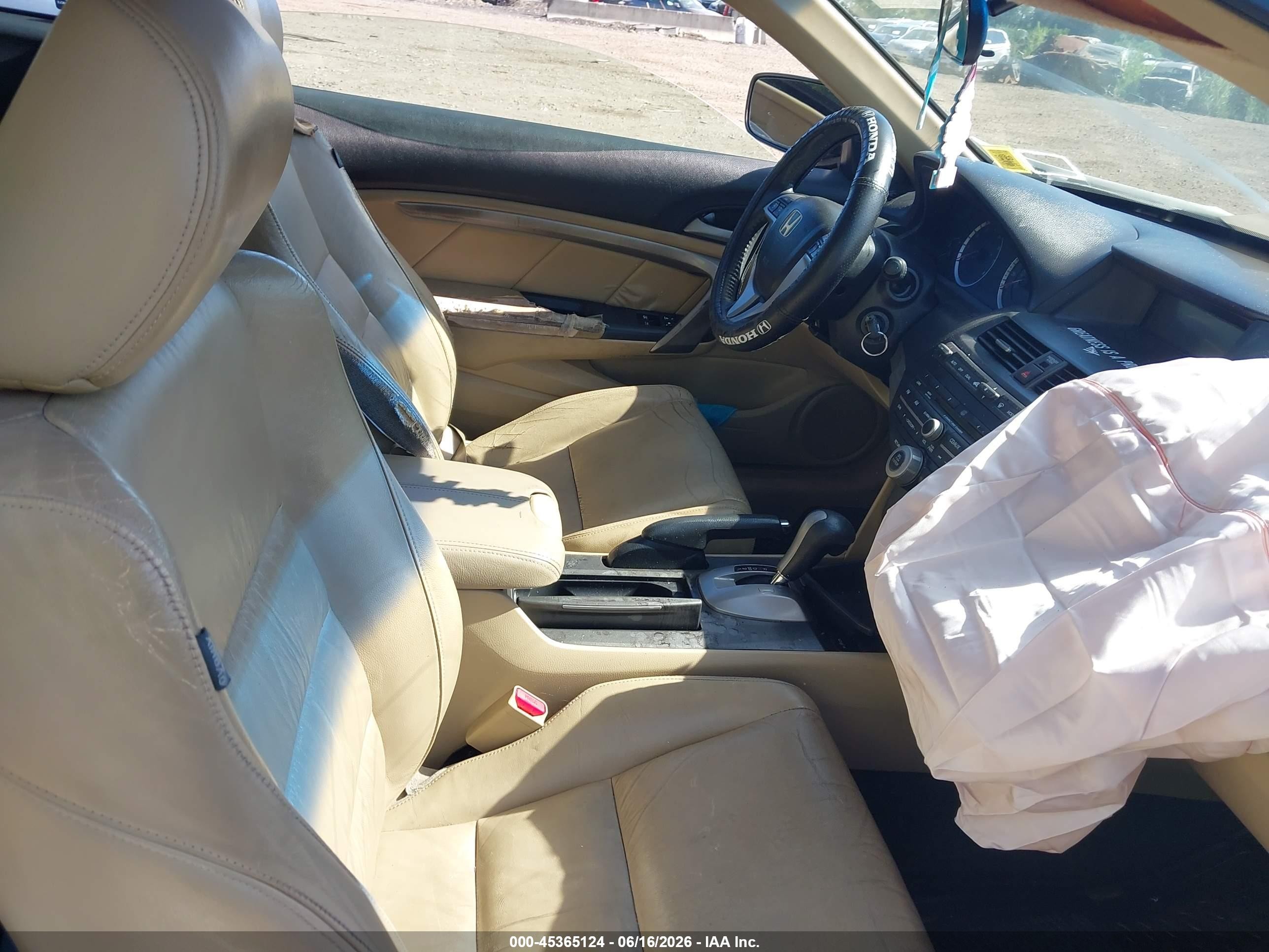 2008 Honda Accord 2.4 Ex-l White vin: 1HGCS12858A018209